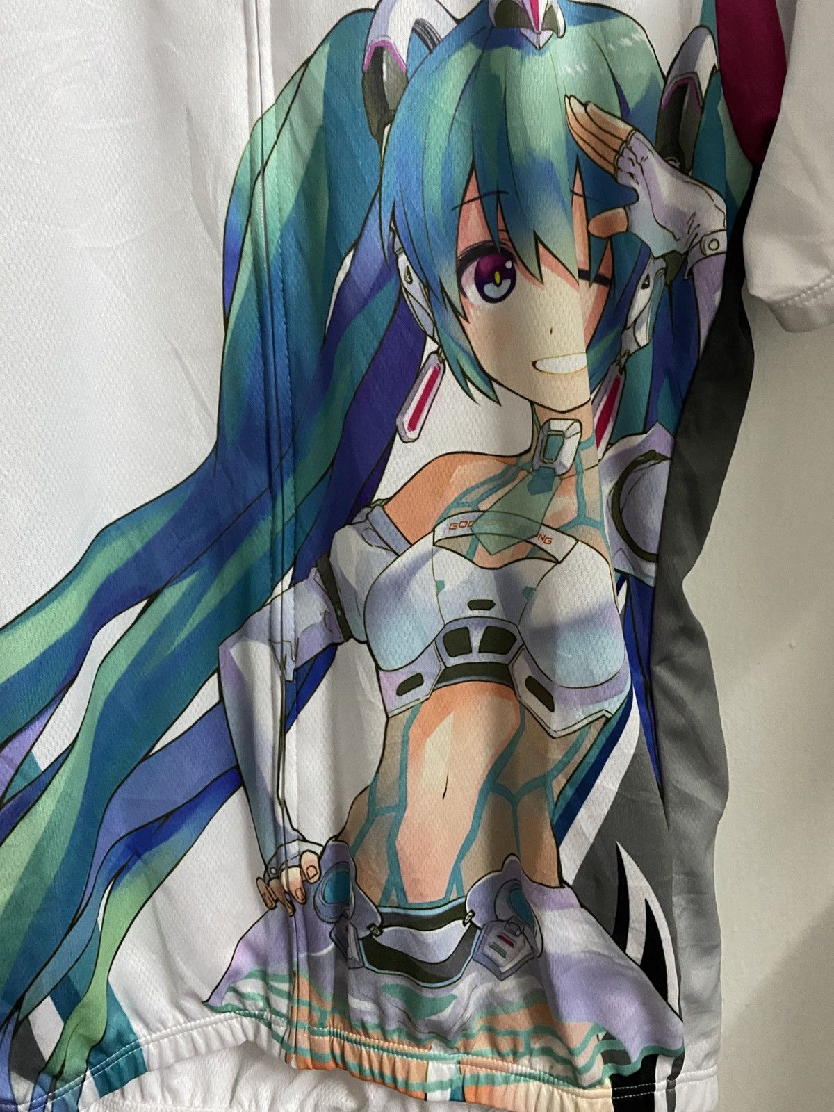 Anime Hatsune Miku Good Smile Racing Cycling Jersey Size US XL / EU 56 / 4 - 2 Thumbnail