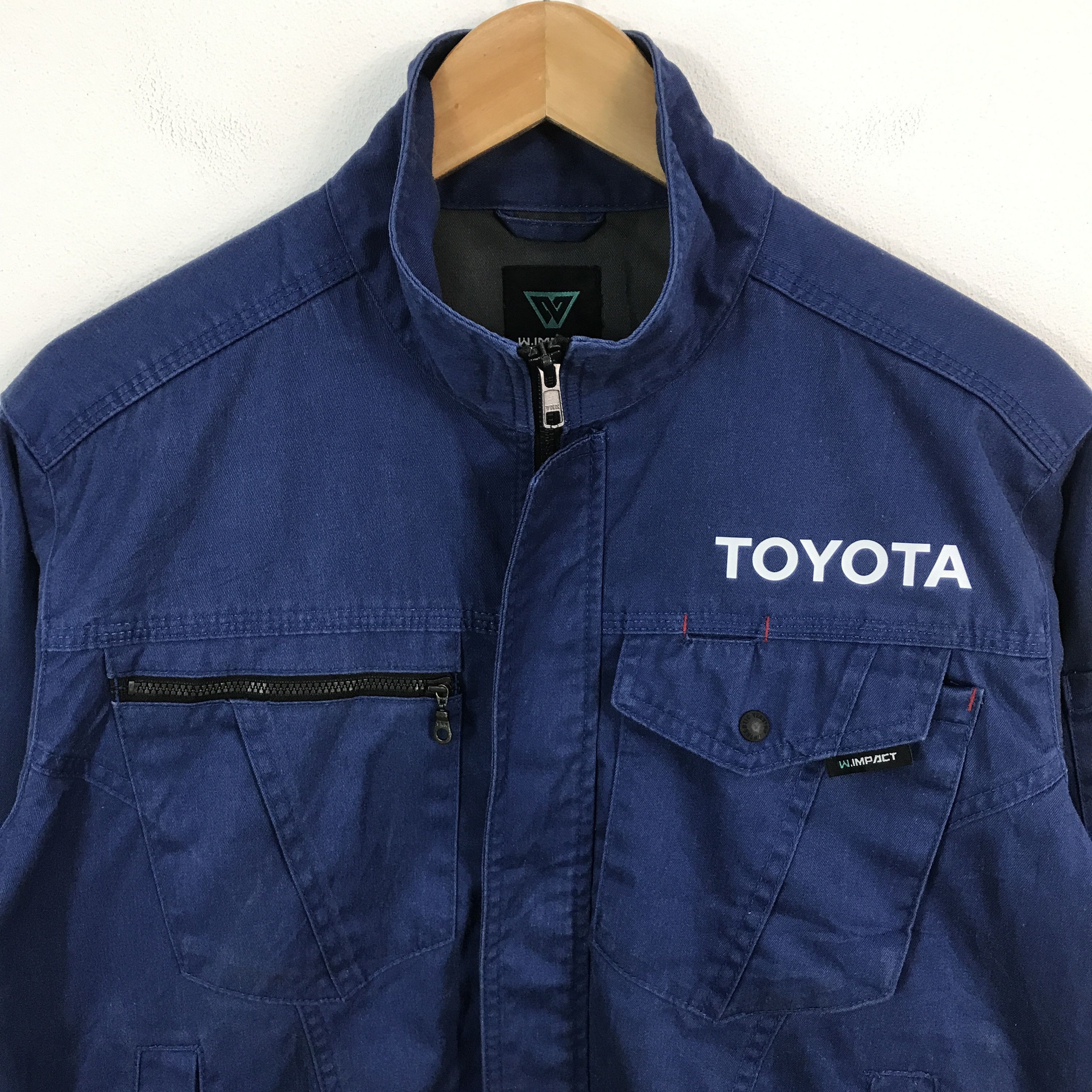 Japanese Brand toyota racing blue uniform custom jacket Size US L / EU 52-54 / 3 - 3 Thumbnail