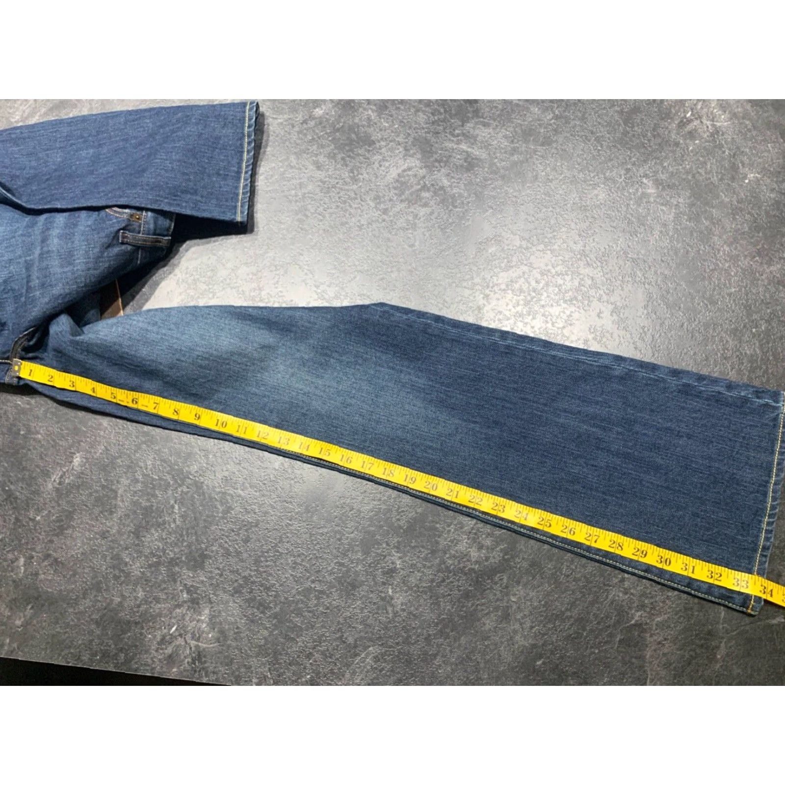 Vintage VINTAGE The Limited Drew Fit Bootcut Jeans Size 12 Women Dark Wash Denim Straight Leg Size 34" / US 12 / IT 48 - 4 Thumbnail