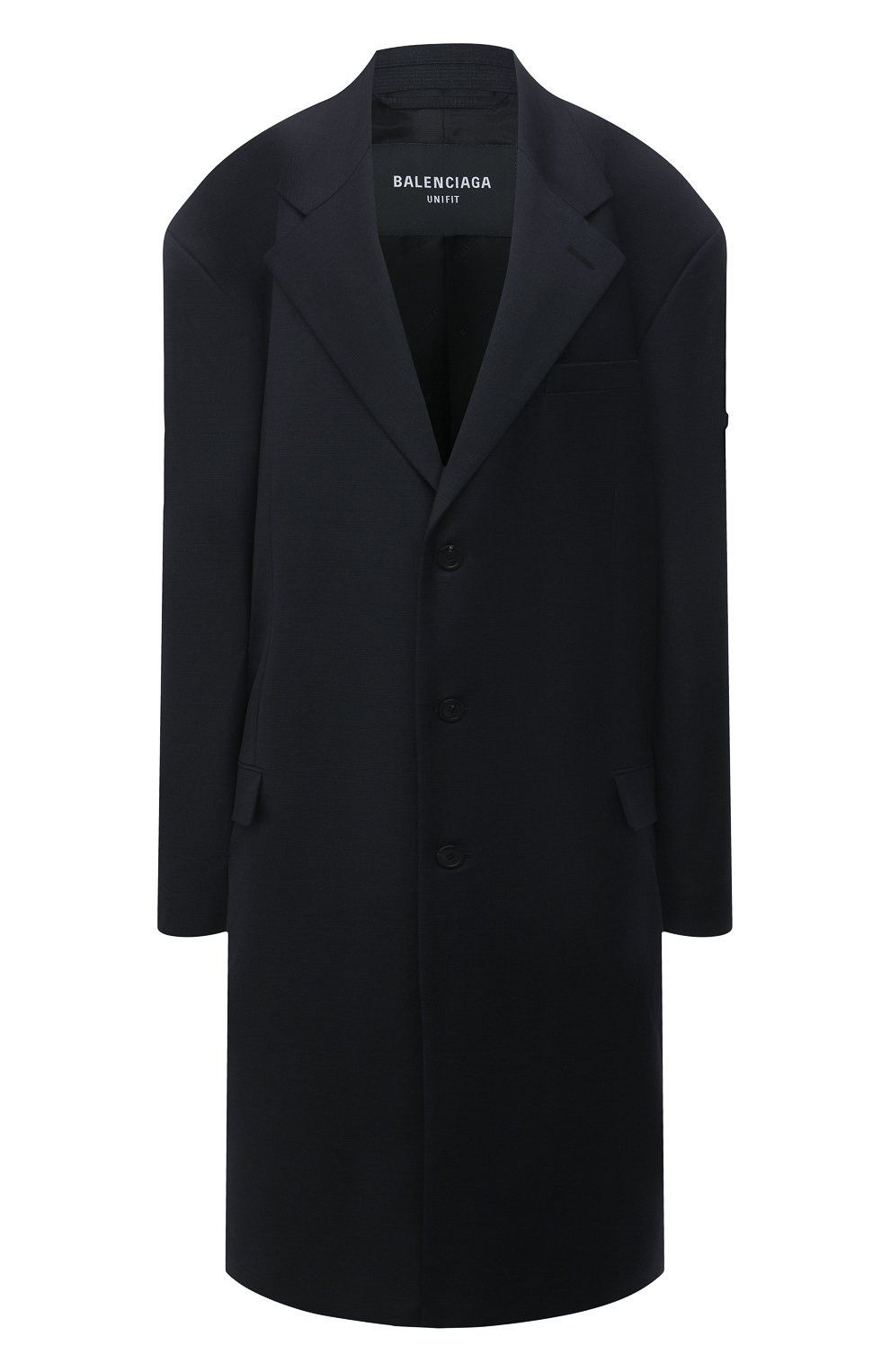 Balenciaga o1in1g1124 Dup / Hybrid Blazer Coat in Black Size L / US 10 / IT 46 - 1 Thumbnail