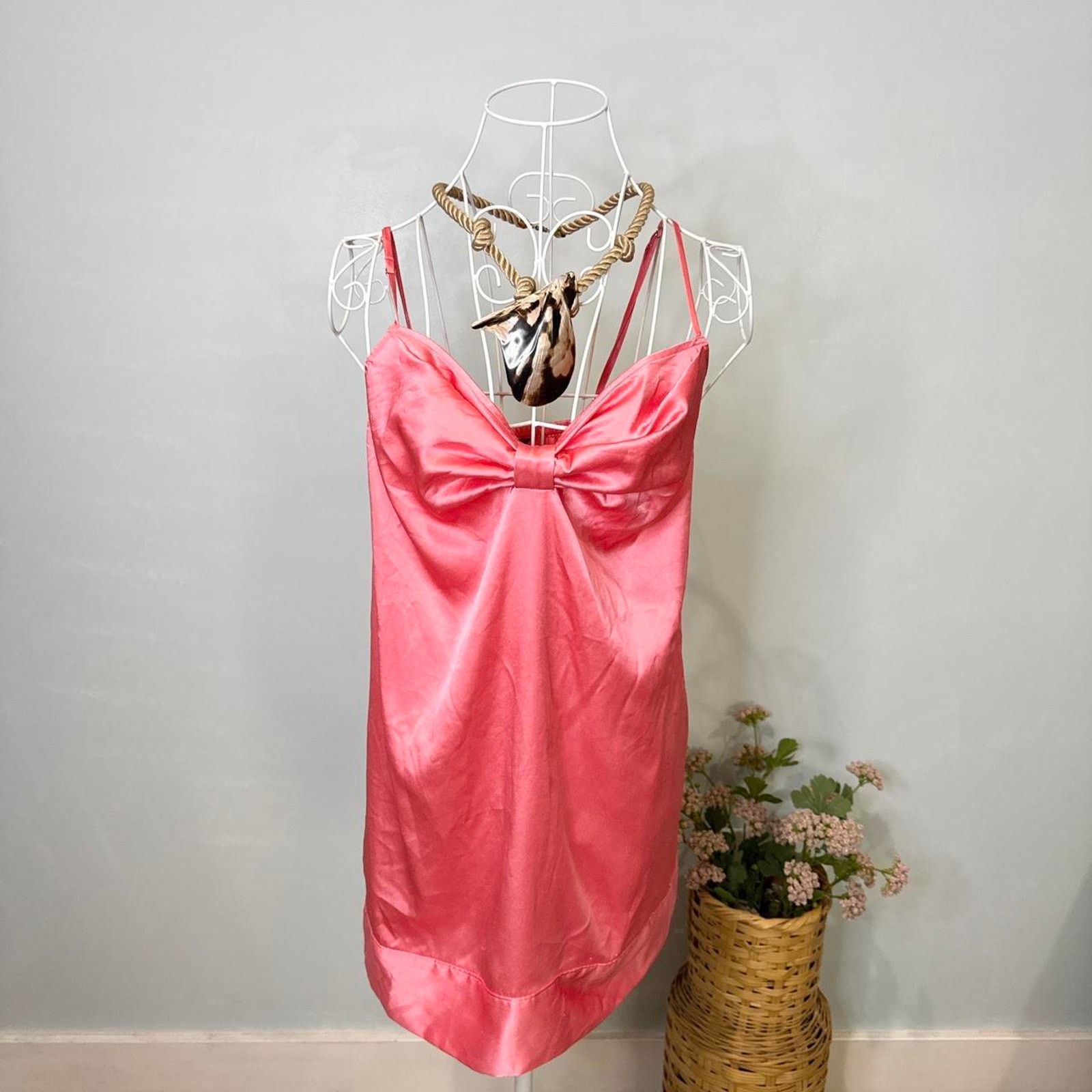 Victoria's Secret Vintage y2k hot pink slip dress Size S / US 4 / IT 40 - 1 Thumbnail