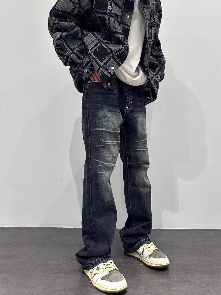 Japanese Brand × Jean Vintage Street Skateboarding Washed Faded Black Jeans Size US 32 / EU 48 - 3 Thumbnail