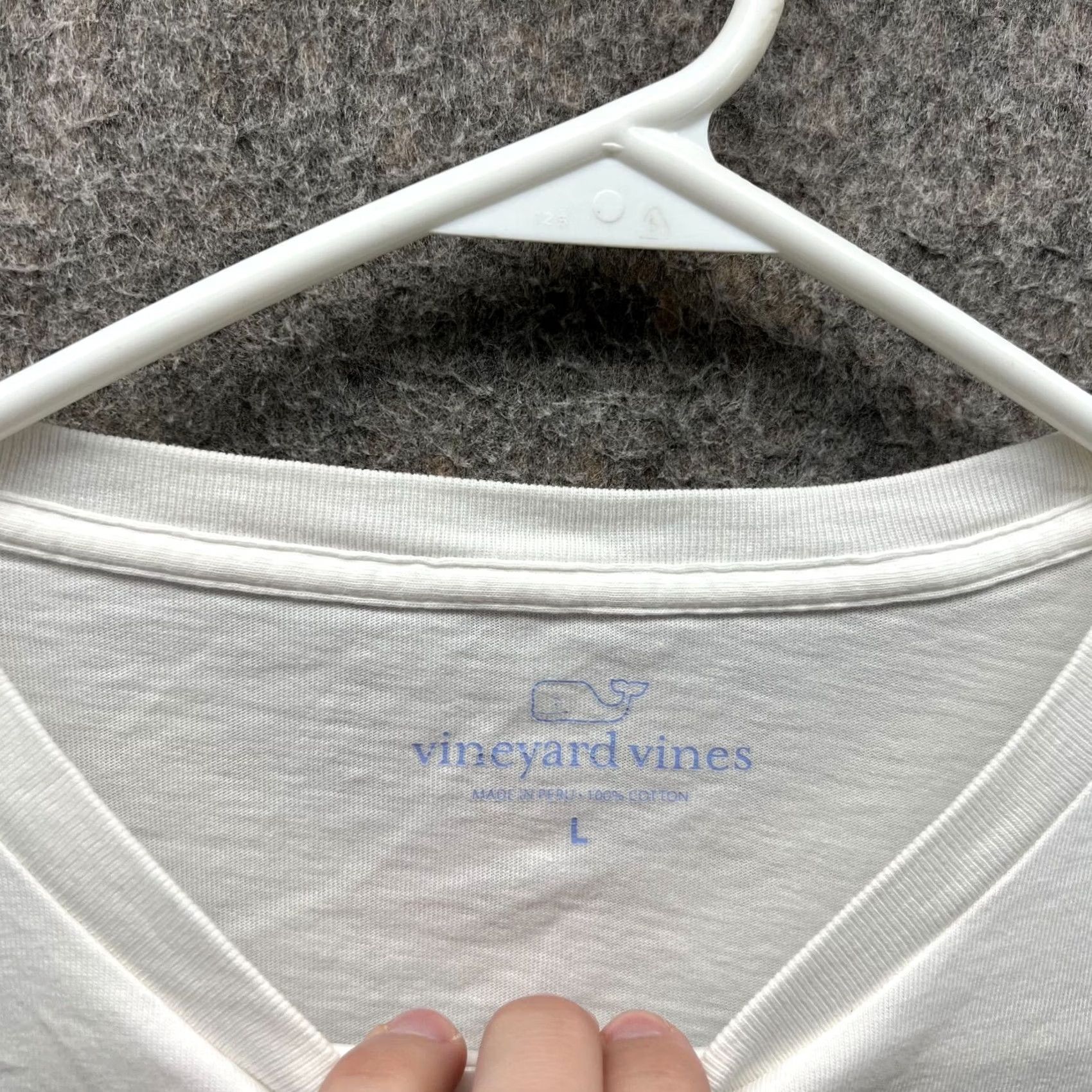 Vineyard Vines Vineyard Vines Shirt Men L White Long Sleeve Crew Neck Logo Whale Tie The One On Size US L / EU 52-54 / 3 - 6 Thumbnail