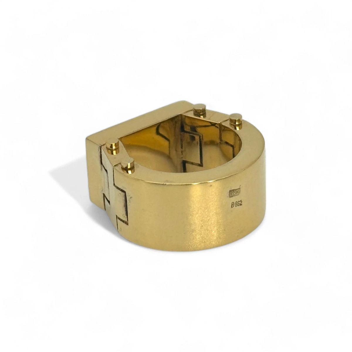 Bottega Veneta o1n1vont1124 Size: 15 / Bolt Ring in Gold Size ONE SIZE - 6 Thumbnail