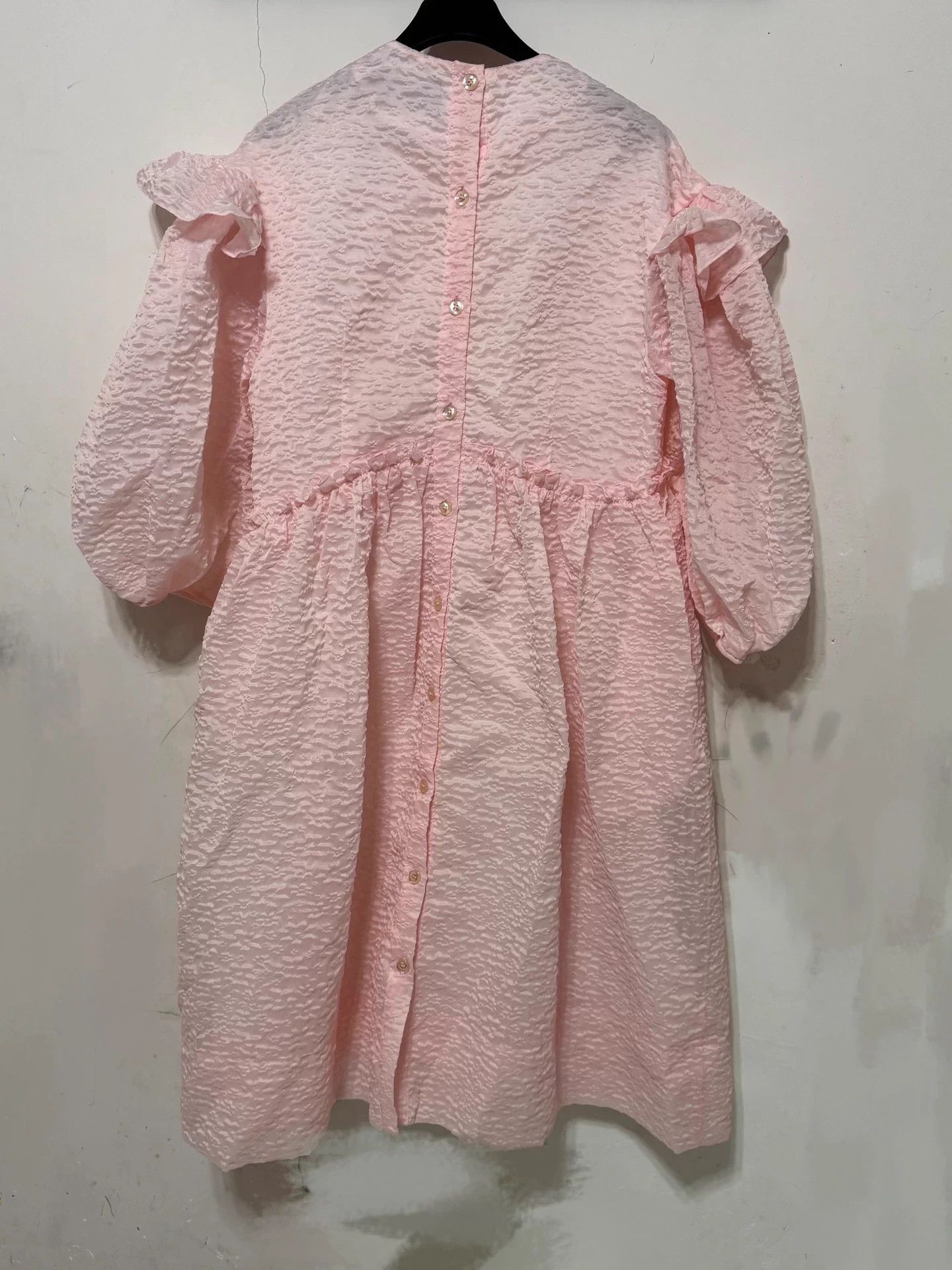 Simone Rocha Simone Rocha Sakura Pink Puff Sleeve M/L Oversized Dress Size XS / US 0-2 / IT 36-38 - 3 Thumbnail