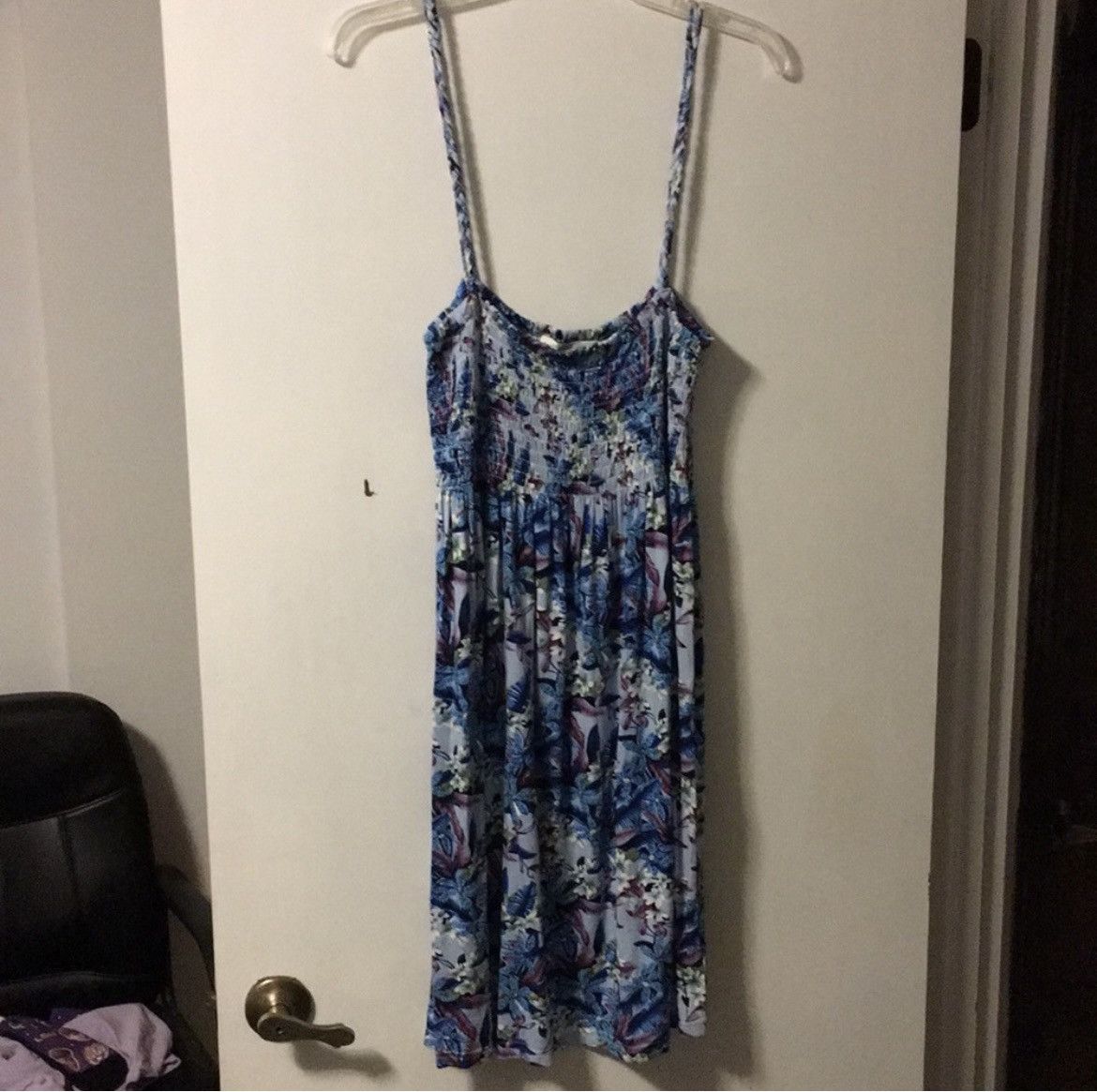 Other Pineapple Moon Blue Flowery Dress Size XL / US 12-14 / IT 48-50 - 1 Thumbnail