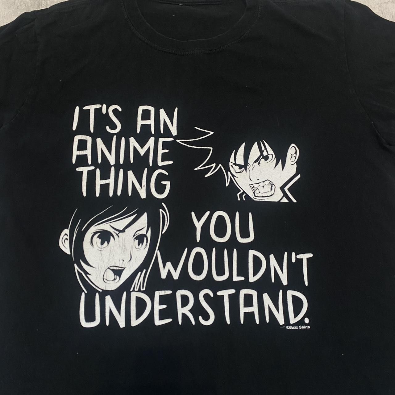 Other Black and white anime t-shirt #anime Movie vintage y2k Funny Size US M / EU 48-50 / 2 - 3 Thumbnail