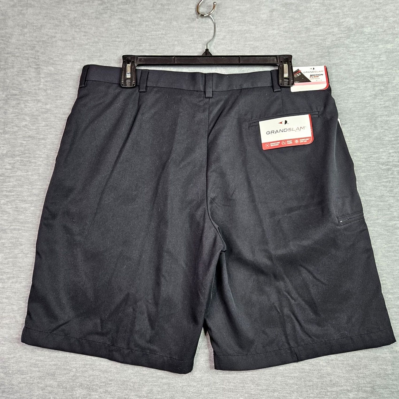Vintage Grand Slam Golf Shorts Men Sz 40 Black Performance Stretch Flat Front Casual Size US 40 / EU 56 - 5 Thumbnail