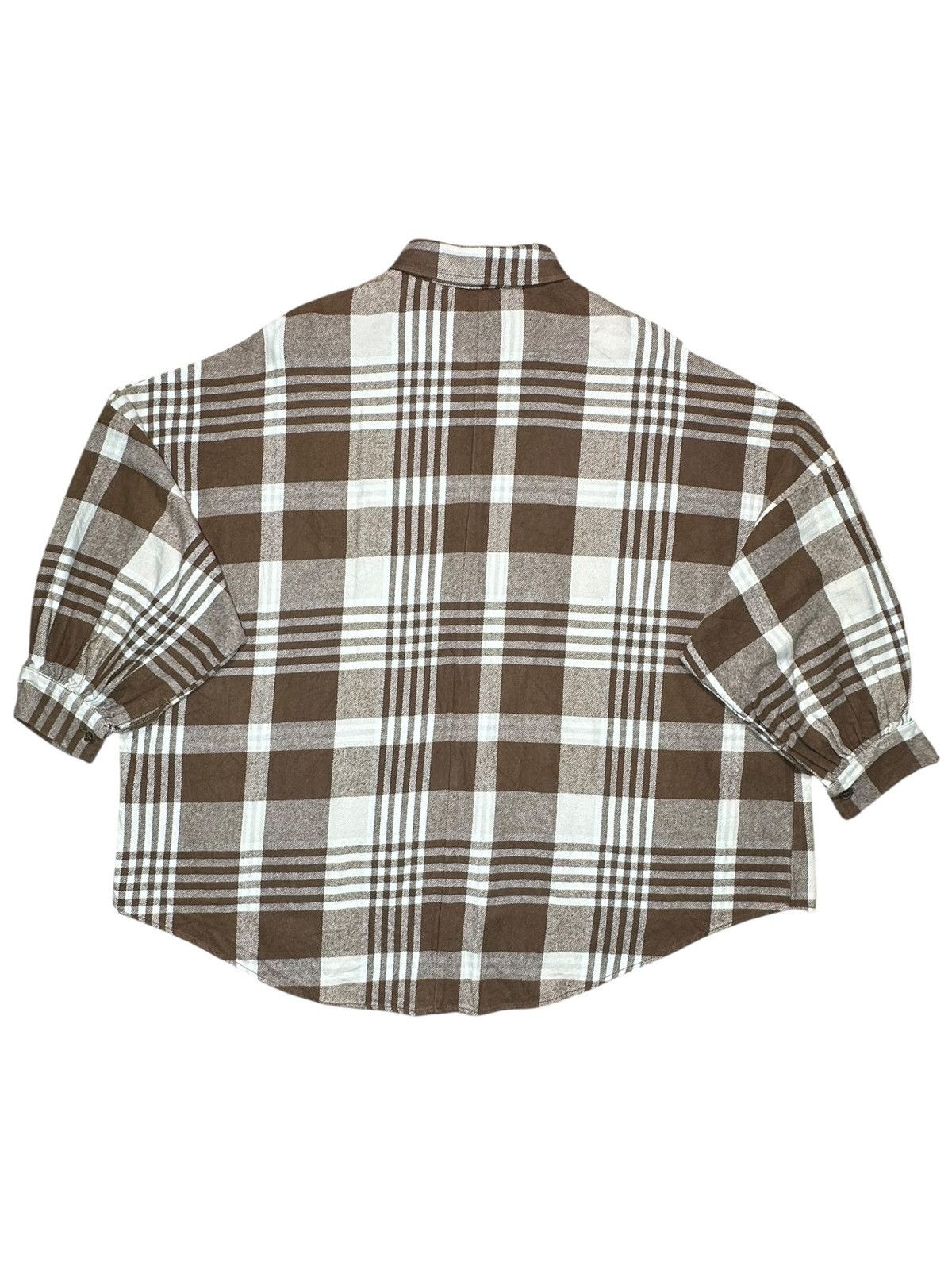 Japanese Brand Rodeo Crowns oversized boxy checked flannel shirt Size US XXL / EU 58 / 5 - 3 Thumbnail