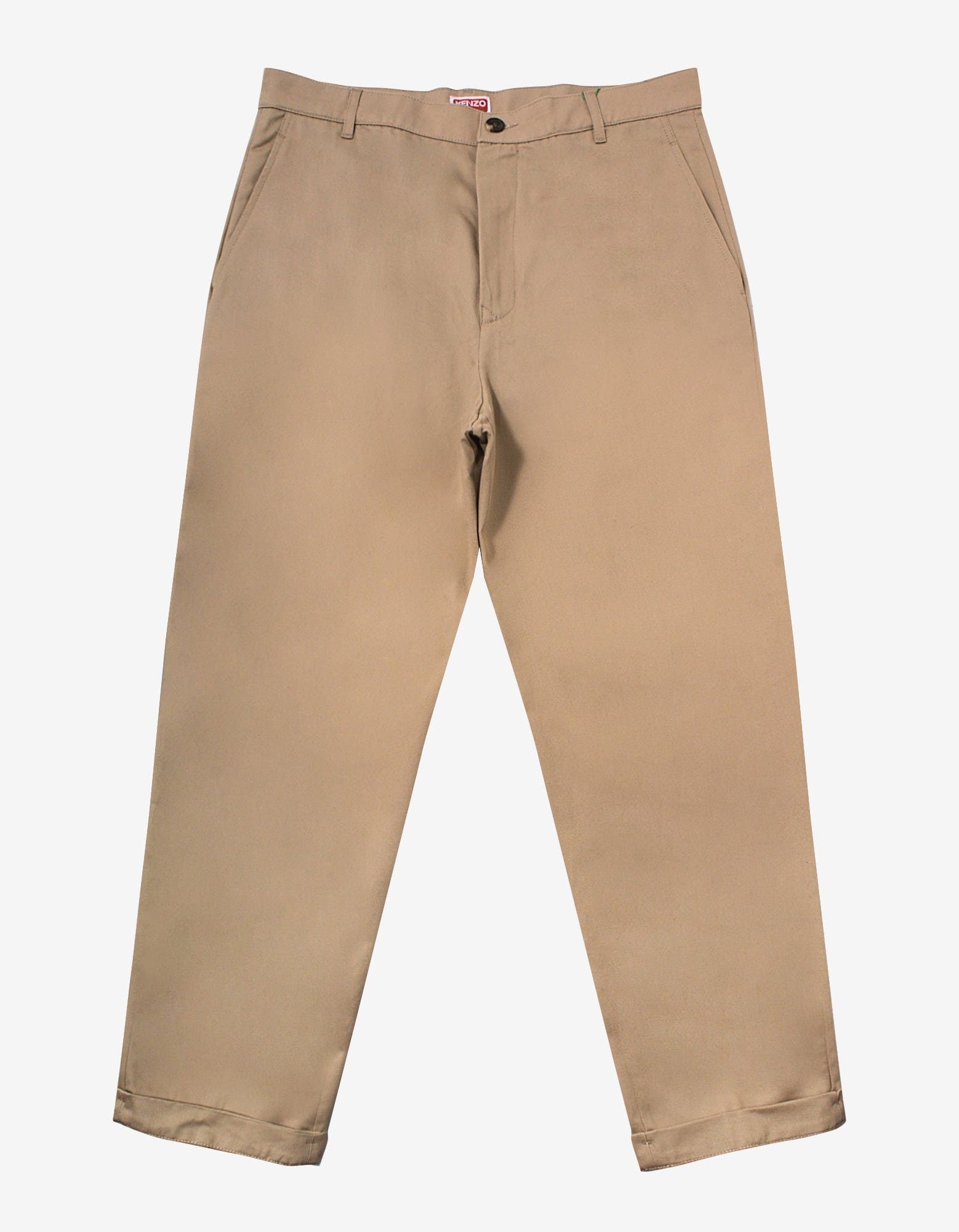 Image of Kenzo Beige Chino Trousers, Men's (Size 30)