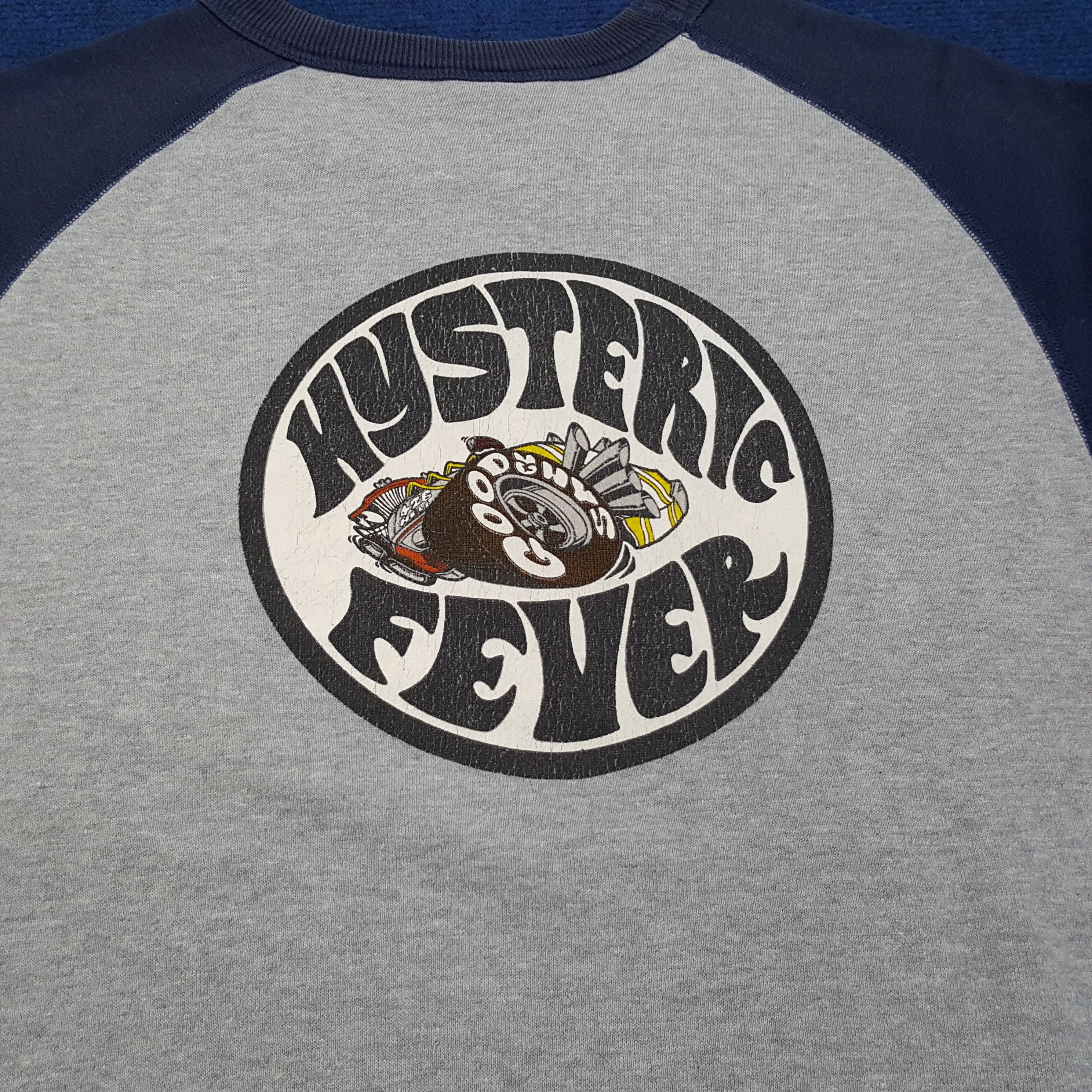 Hysteric Glamour × Japanese Brand × Vintage Vintage Hysteric Glamour Fever Raglan Japanese Brand T-shirt Size US M / EU 48-50 / 2 - 2 Thumbnail