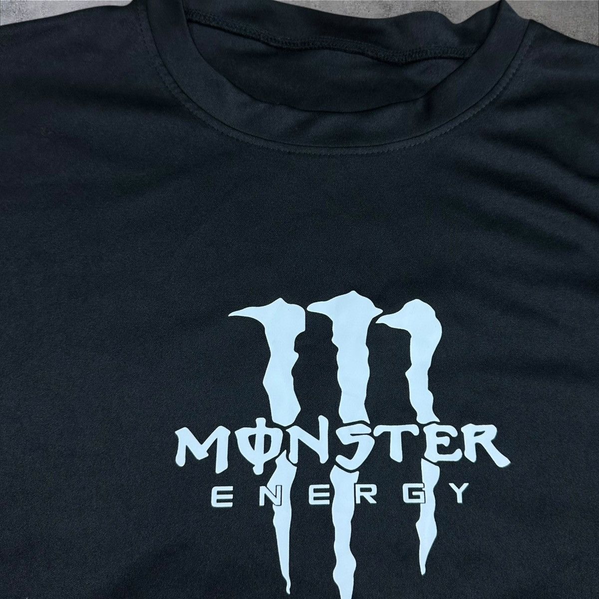 Vintage Monster energy racing black jersey polyester tee vintage Size US XL / EU 56 / 4 - 2 Thumbnail
