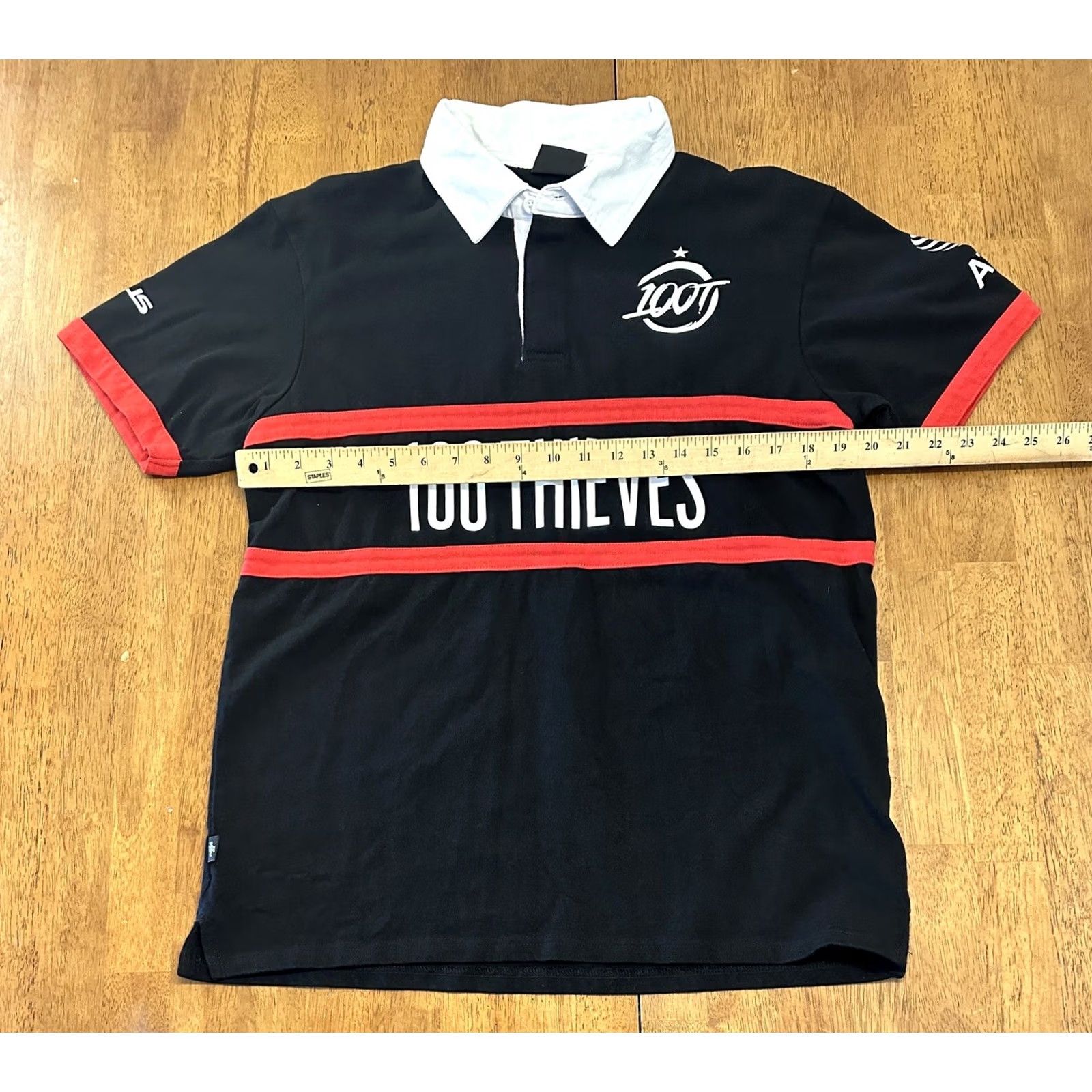 100 Thieves VINTAGE? 100 Thieves 2022 Jersey Polo Shirt Sleeve Medium Nadeshot Drake Optic CoD Size US M / EU 48-50 / 2 - 4 Thumbnail