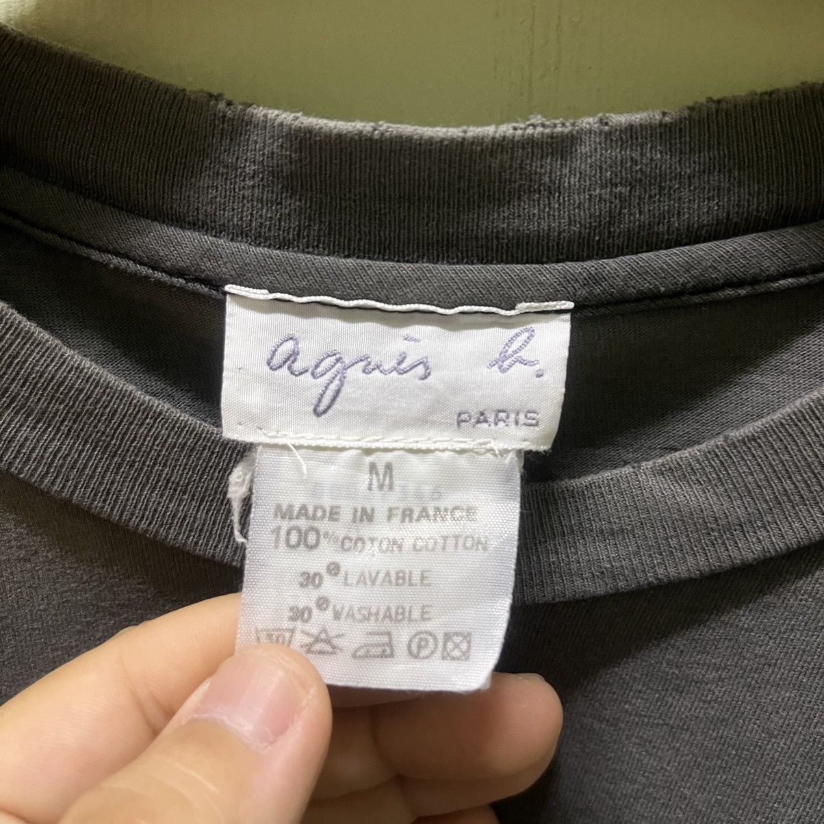 agnes b. Rare Distressed Vintage80s/90s Agnes B. Love Graphic Tees Size US XS / EU 42 / 0 - 9 Thumbnail