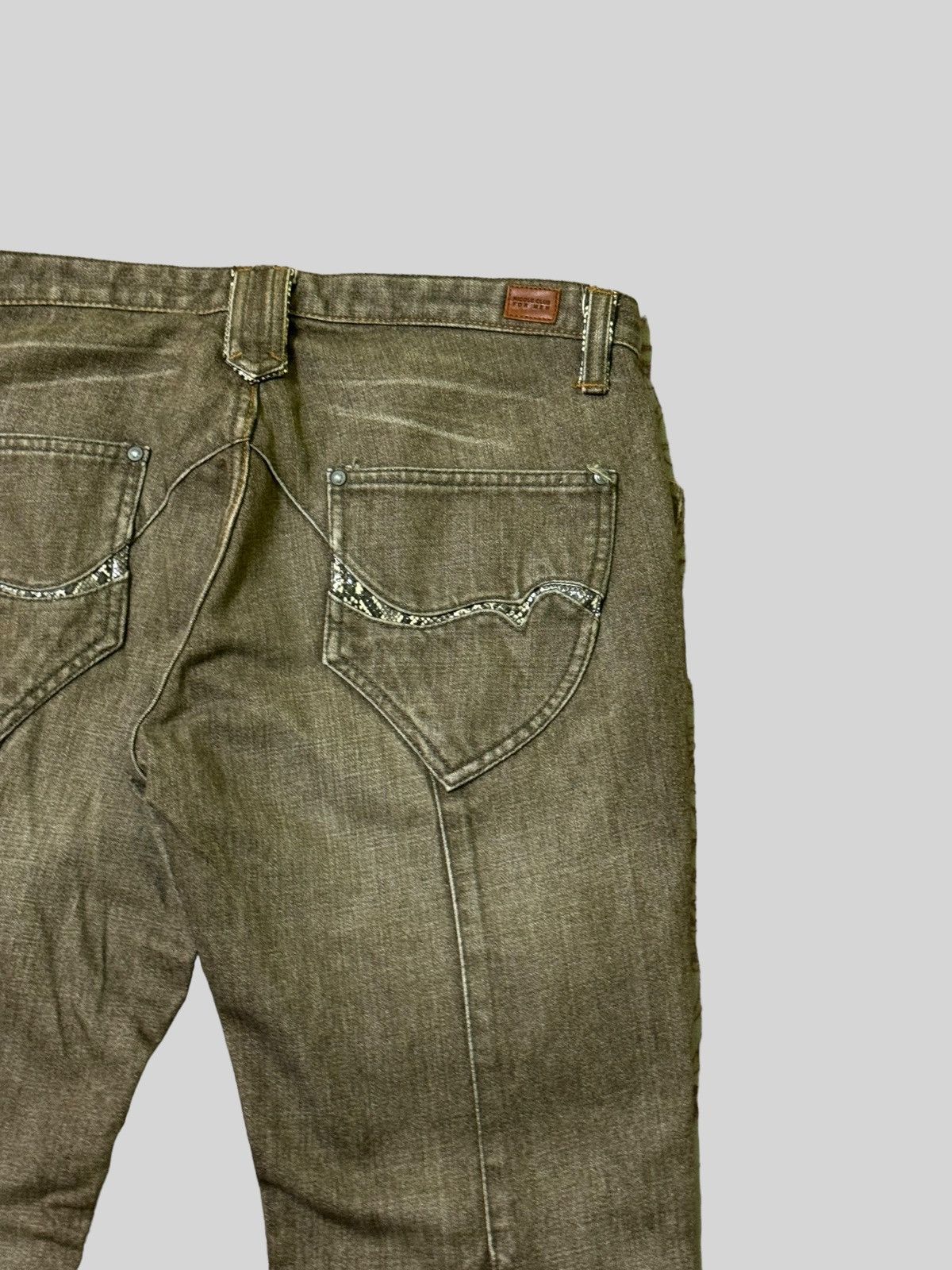 Nicole Club Nicole Club For Men Snake PocketFlare Design Jeans Size US 32 / EU 48 - 11 Thumbnail