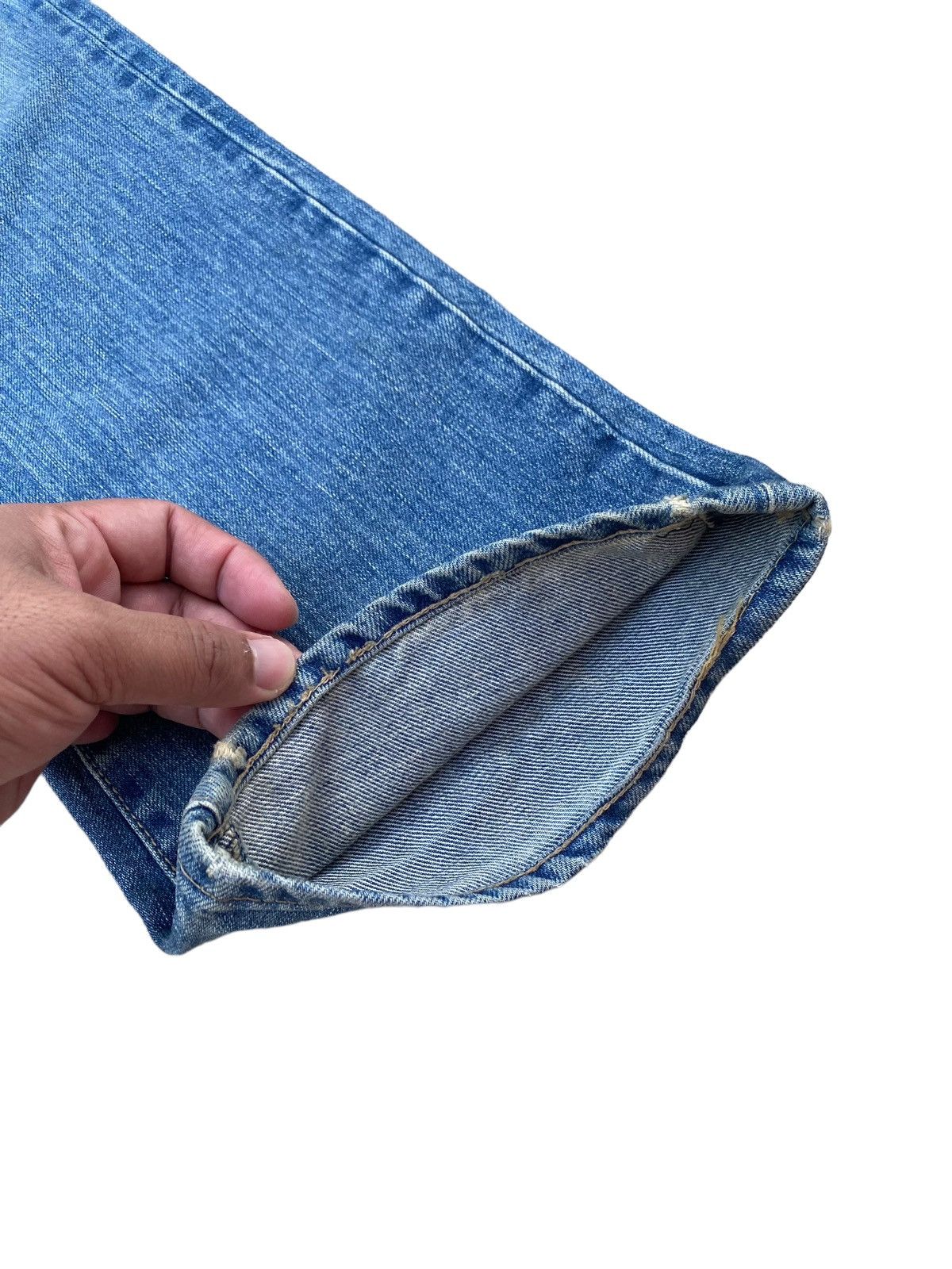 If Six Was Nine Vintage The Wise Of Denim Flare Denim Pant Size US 29 - 4 Thumbnail