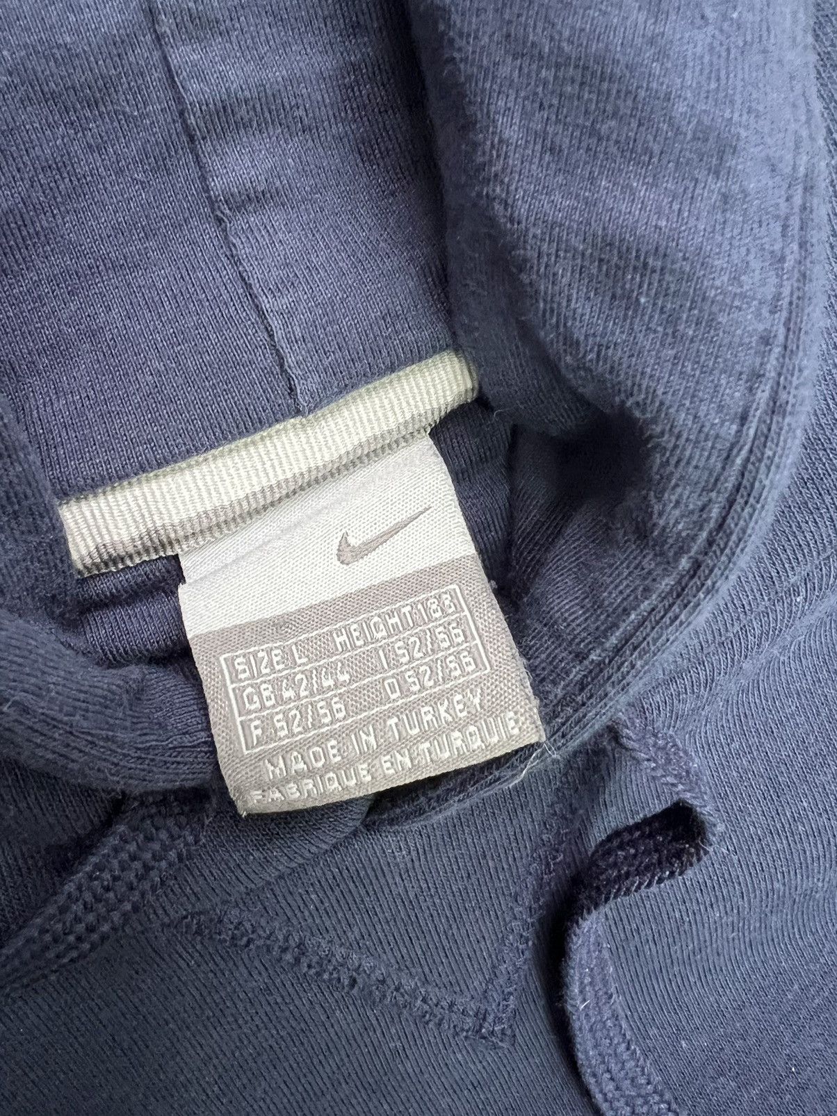 Jordan Brand × Nike × Nike ACG Mens Nike Basic Grey Hoodie Small Swoosh Logo Y2K TN ACG Size US L / EU 52-54 / 3 - 3 Thumbnail