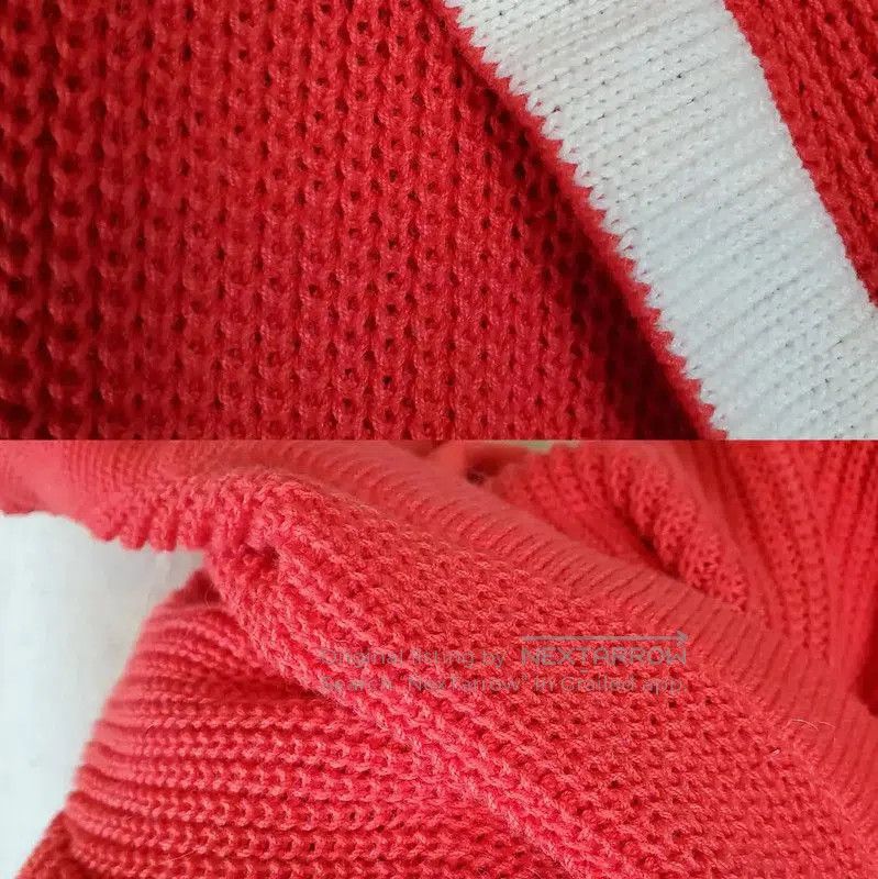 Yves Saint Laurent YSL Spring Autumn Red Cotton Knit Top . Size M / US 6-8 / IT 42-44 - 8 Thumbnail