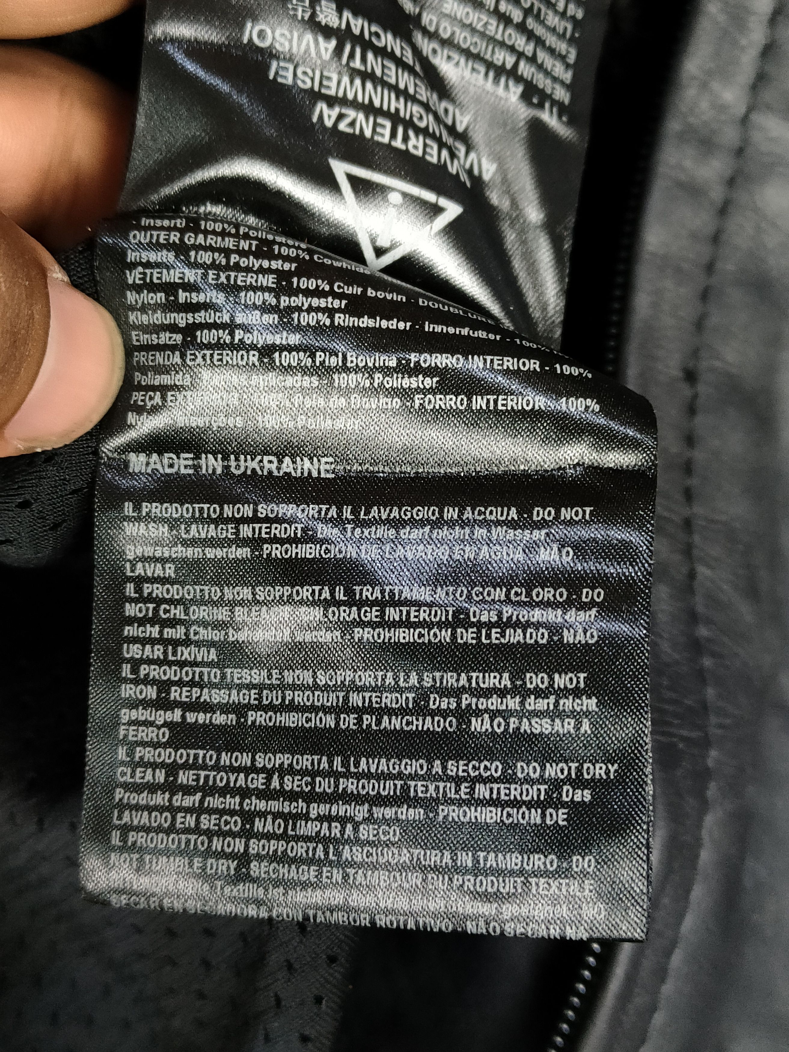 Dainese × Vintage Vintage Dainese Full Black Leather Rider Jacket Size US S / EU 44-46 / 1 - 7 Thumbnail