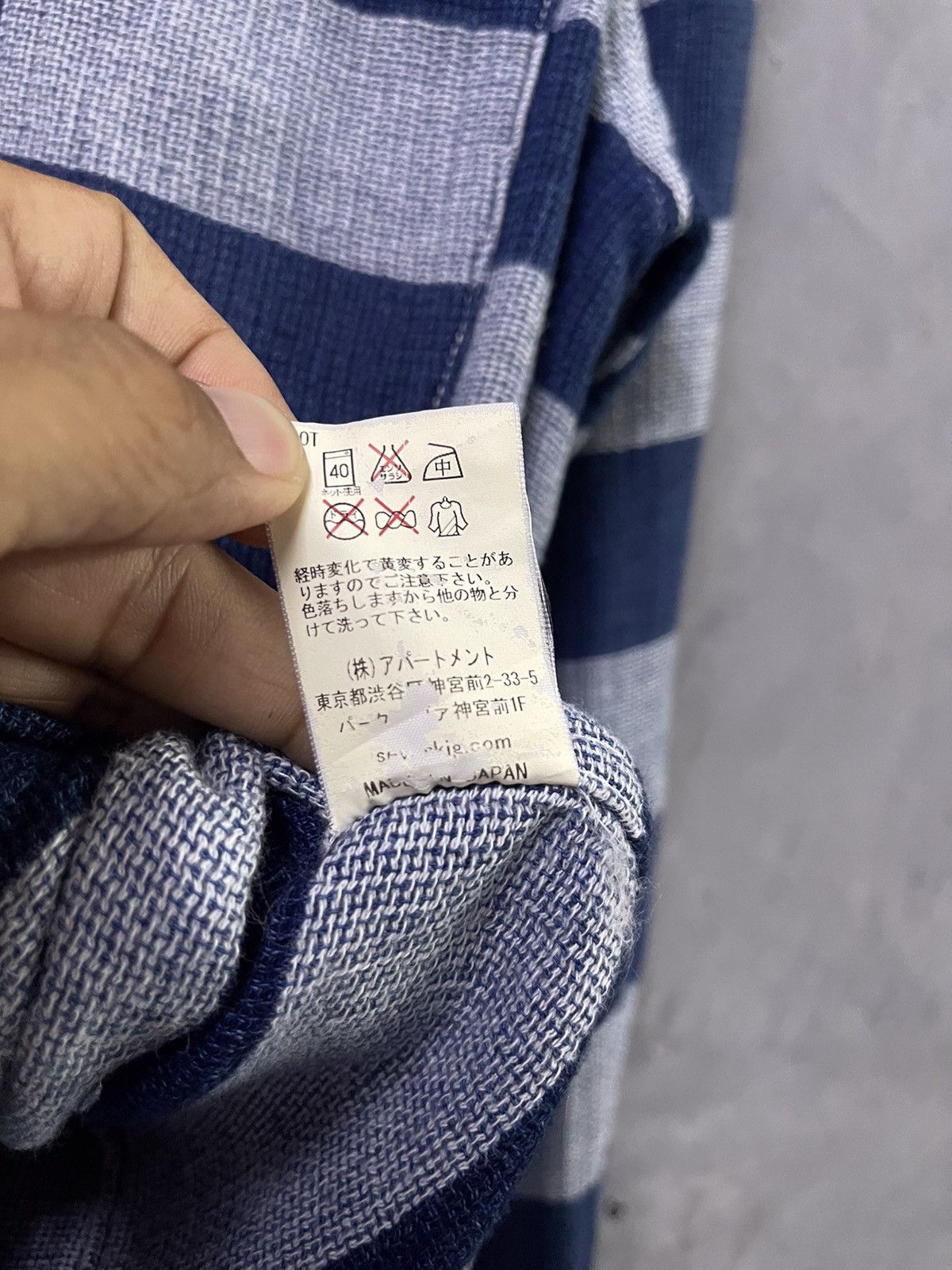 Seveskig Indigo Button Up Snap Button Shirt