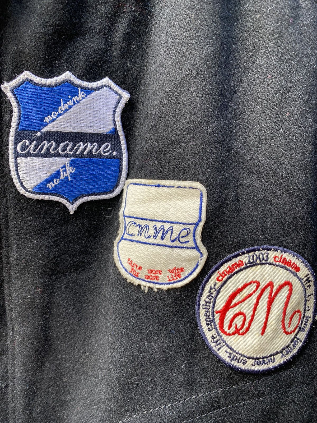 Japanese Brand Ciname Patched Bomber Jacket Size US XS / EU 42 / 0 - 6 Thumbnail