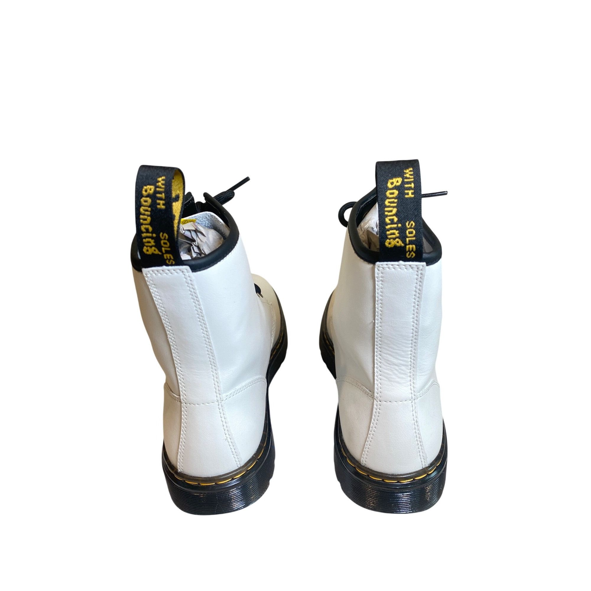Dr. Martens $170 NEW Dr. Doc Martens Women 10 Zavala Lace Up White Leath Size US 10 / IT 40 - 6 Thumbnail