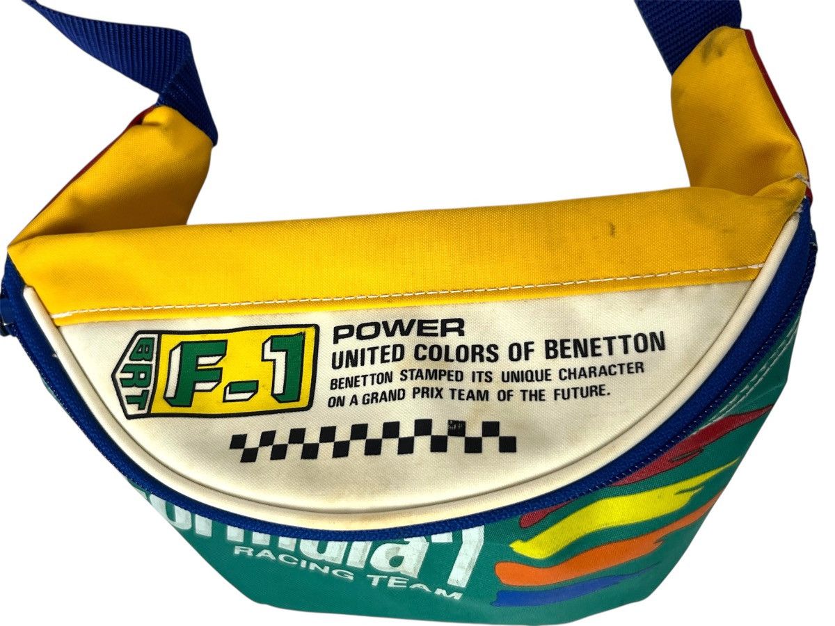 Benetton Vintage Benetton Formula 1 Racing Team Pouch Bag Size ONE SIZE - 5 Thumbnail