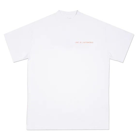 Kar L'ART PAPAYA ORANGE F1 LM WHITE T-SHIRT Size US XL / EU 56 / 4 - 7 Thumbnail