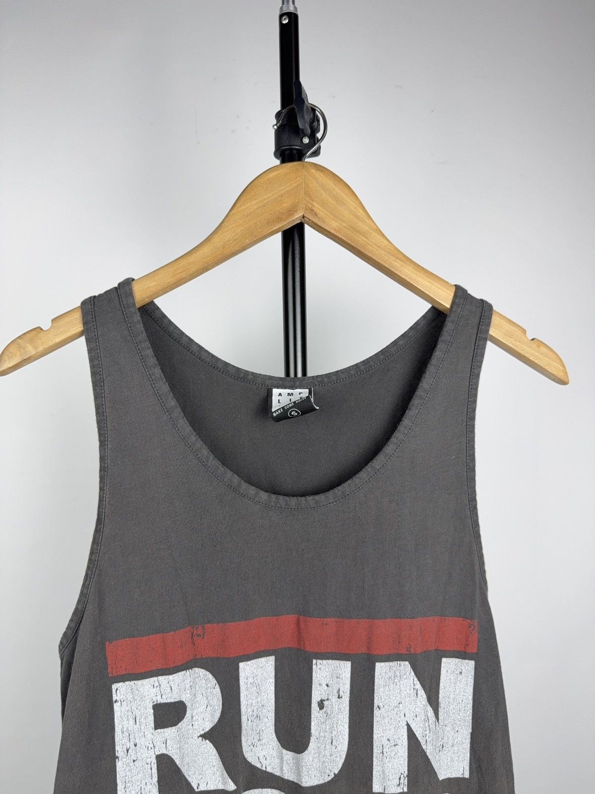 RUN DMC 2015 Faded Run DMC Tank Top Logo Rap Tee Sleeveless S Size S / US 4 / IT 40 - 2 Thumbnail