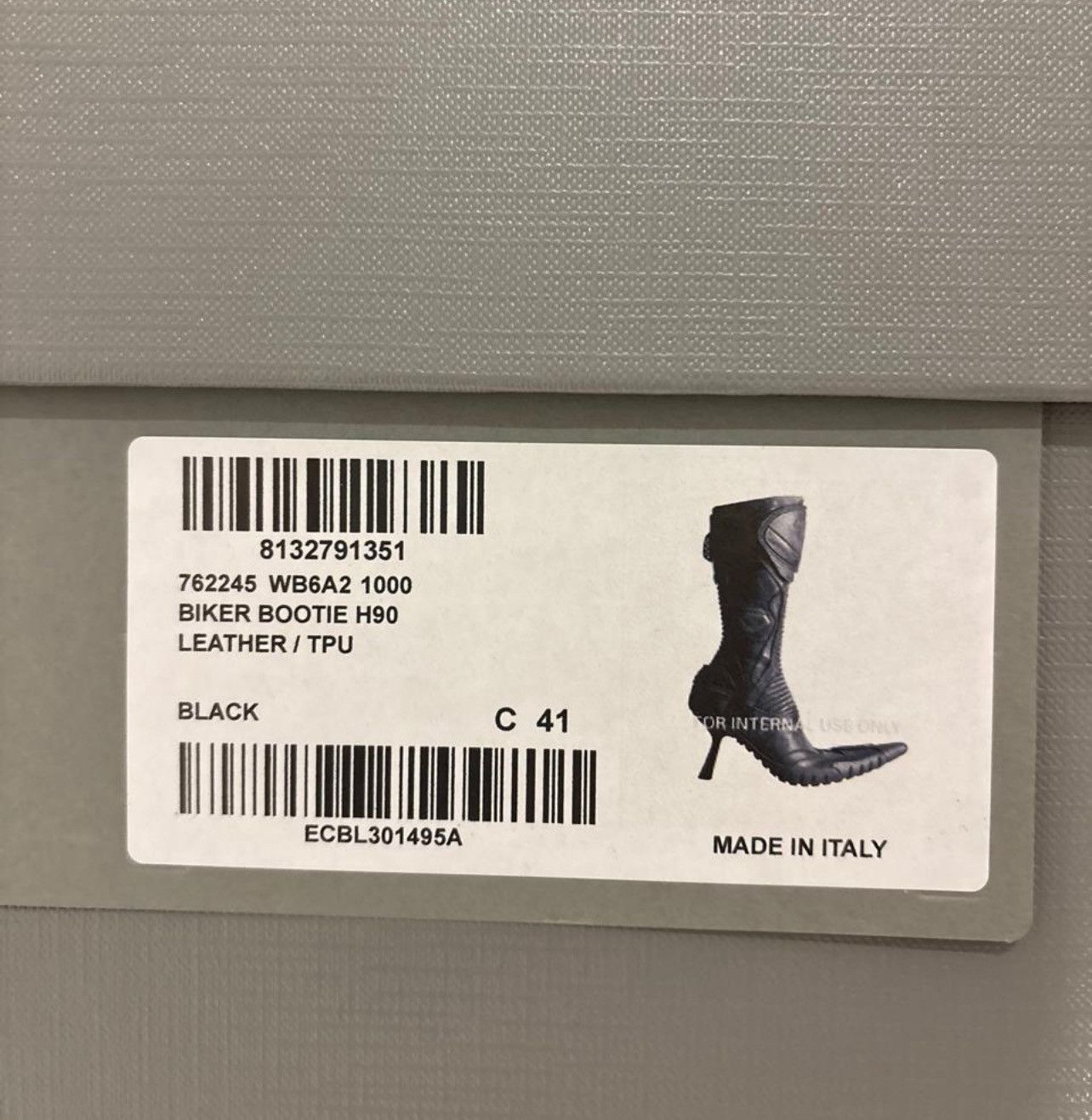 Balenciaga 🔥$4.9K VALUE🔥 Black Leather Biker Boots Size US 11 / IT 41 - 10 Thumbnail