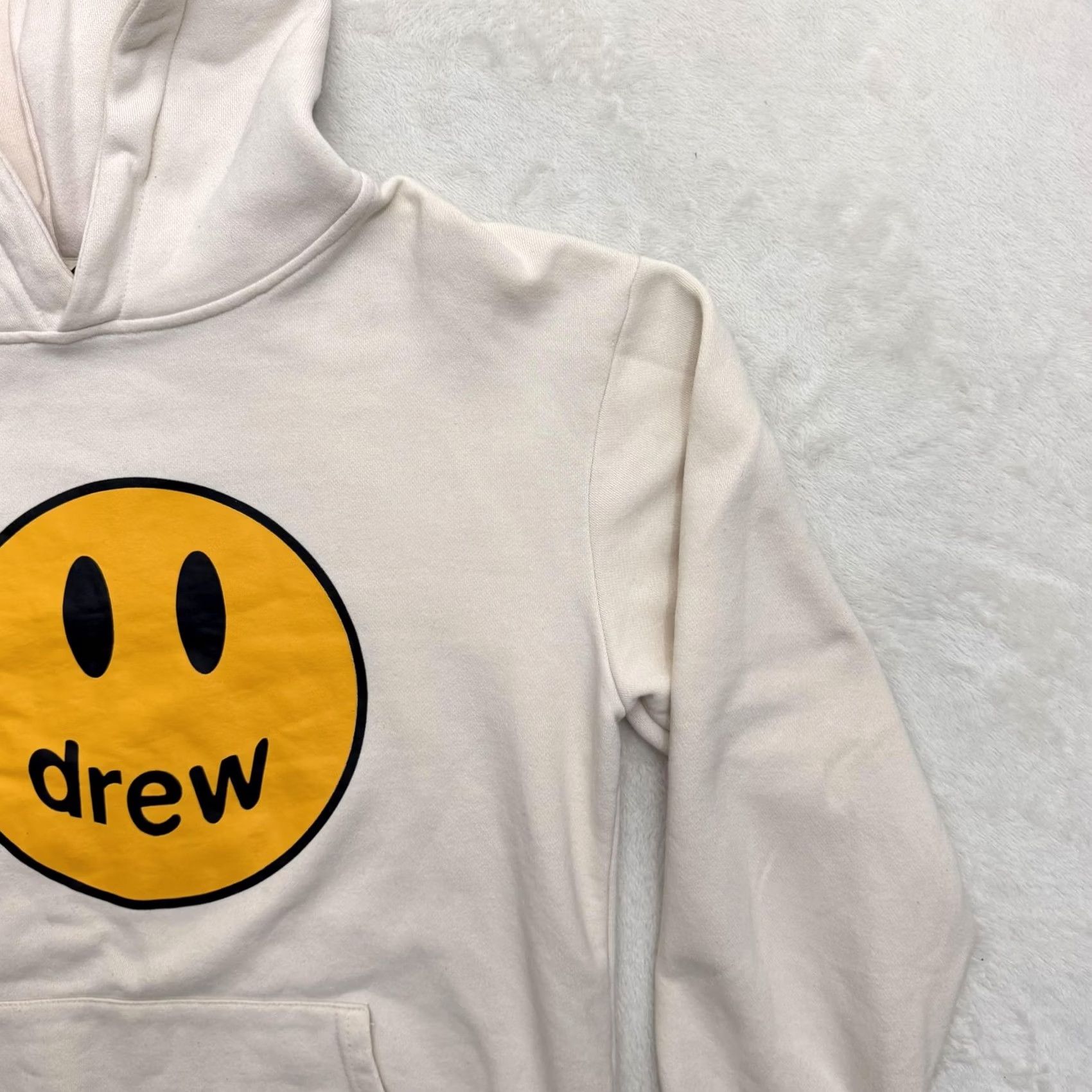 Drew House Drew House Hoodie Mens Medium White Graphic Print Pullover Crew Neck with Hooded Pockets Logo Size US M / EU 48-50 / 2 - 4 Thumbnail