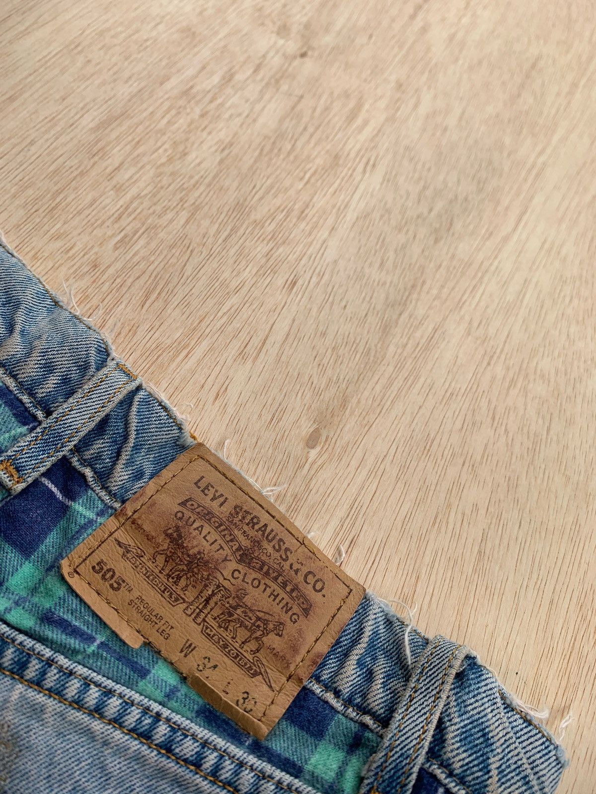 Japanese Brand × Levi's Vintage Clothing × Vintage Vintage Levis Orange Tab Distressed Denim Jeans Size US 34 / EU 50 - 7 Thumbnail