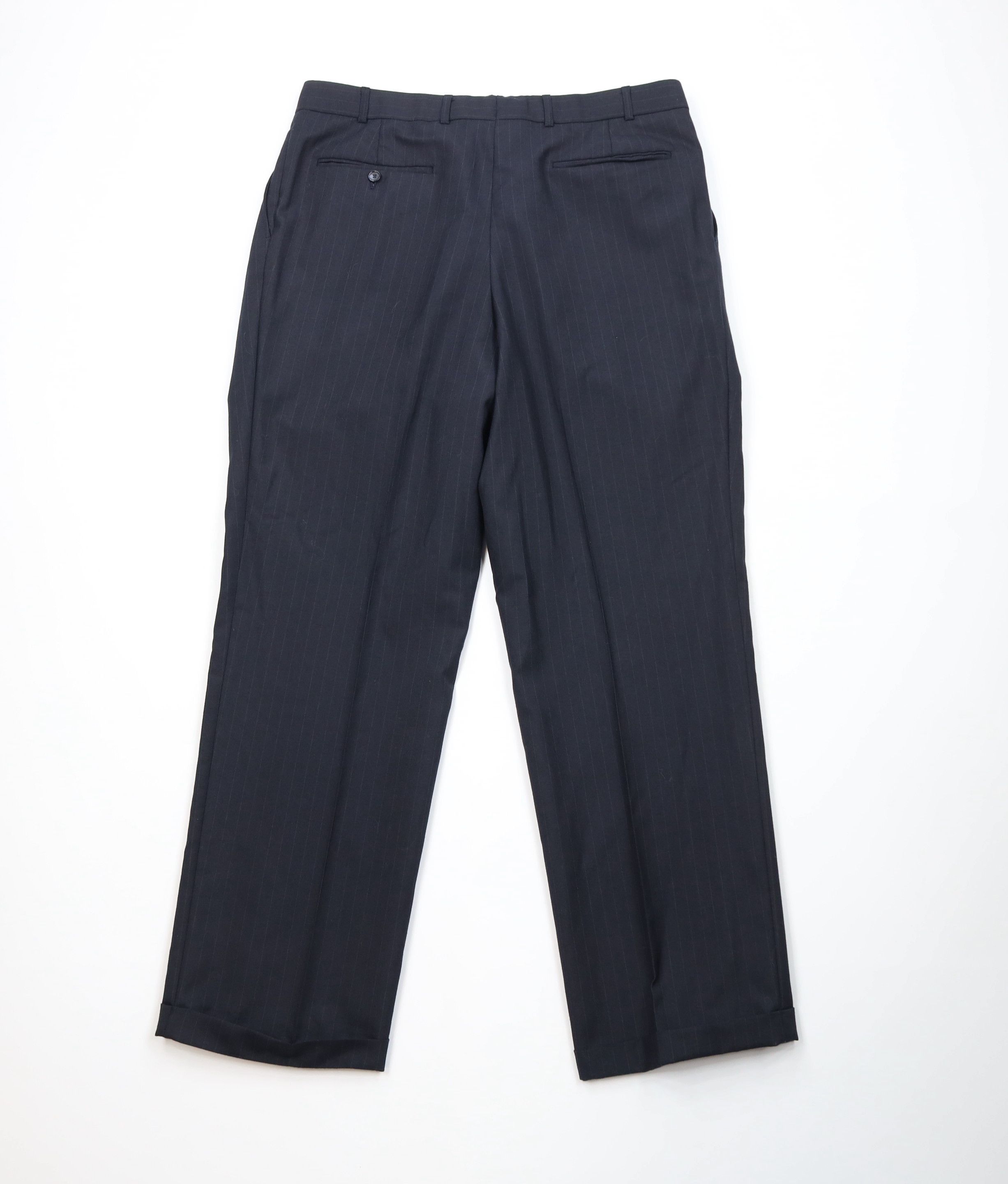 Vintage Vintage 90s Streetwear Pinstriped Wide Leg Chino Pants Size US 38 / EU 54 - 8 Thumbnail