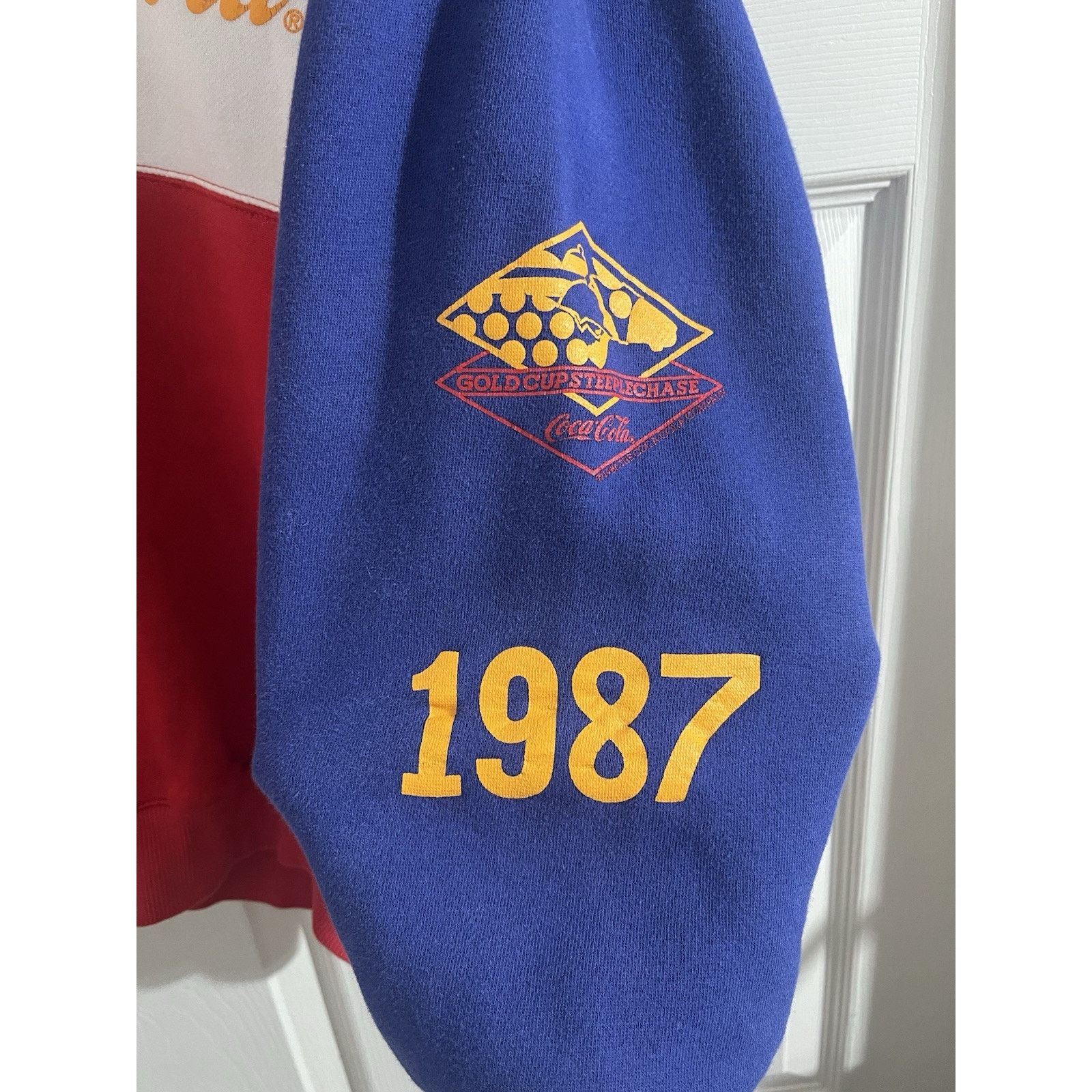 Coca Cola 1987 Gold Cup Steeplechase Coca Cola Sweatshirt Sz Small Size US S / EU 44-46 / 1 - 2 Thumbnail