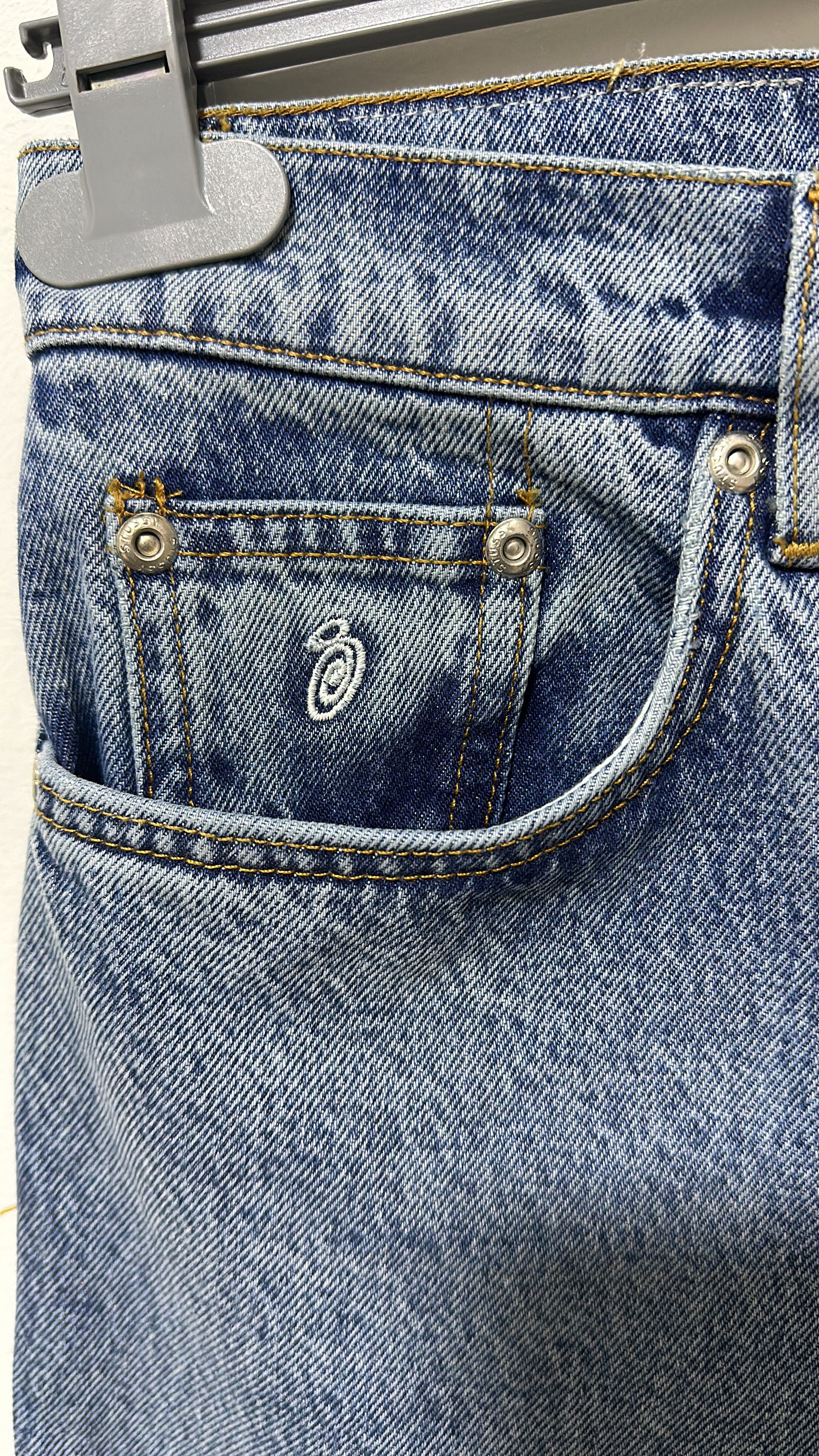 Stussy Stussy Classic Jean Washed Blue Size 28 Size US 28 / EU 44 - 3 Thumbnail