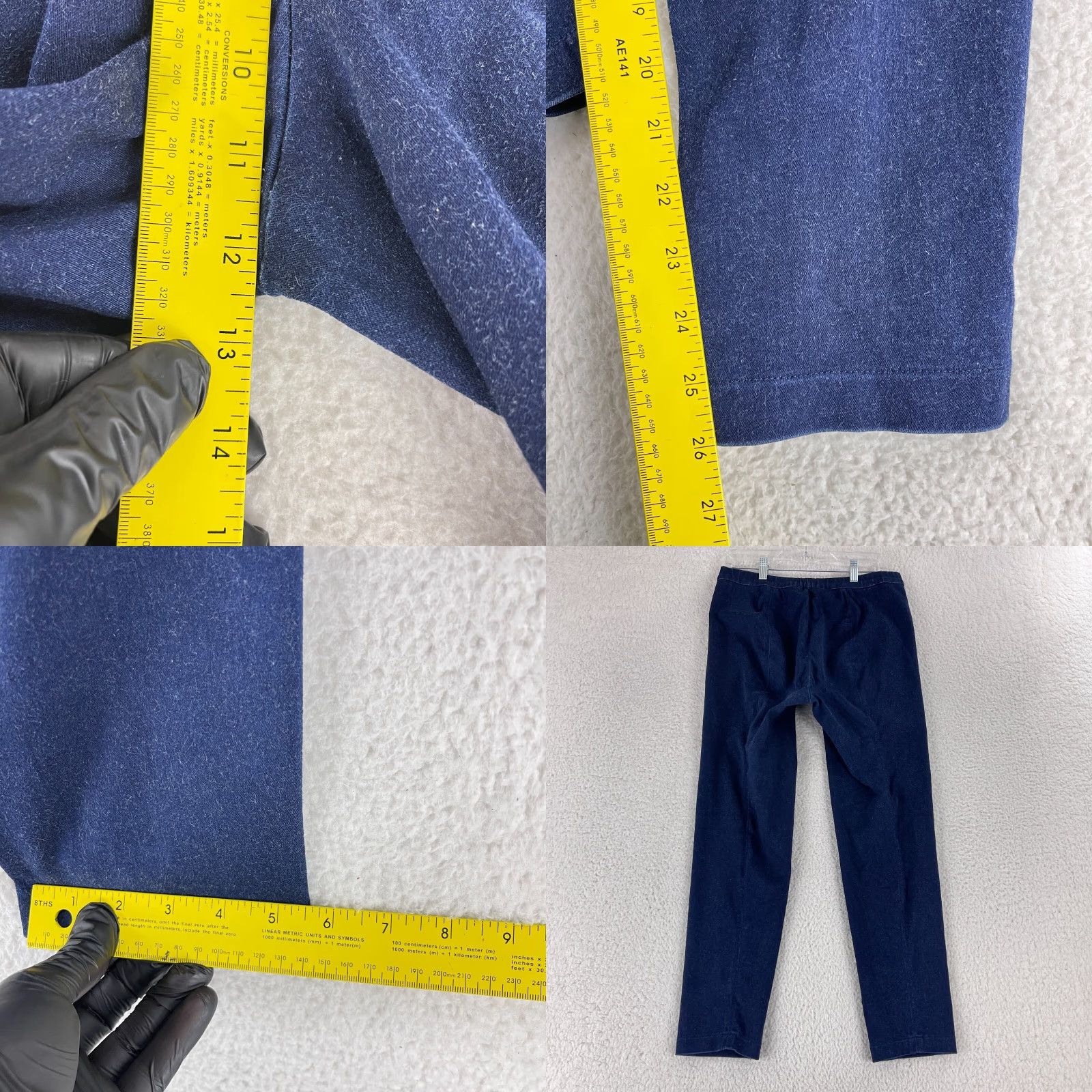 St. John St. John Denim Pull On Skinny Jegging Pants Womens 8 Blue VTG Made in USA Size 30" / US 8 / IT 44 - 8 Thumbnail