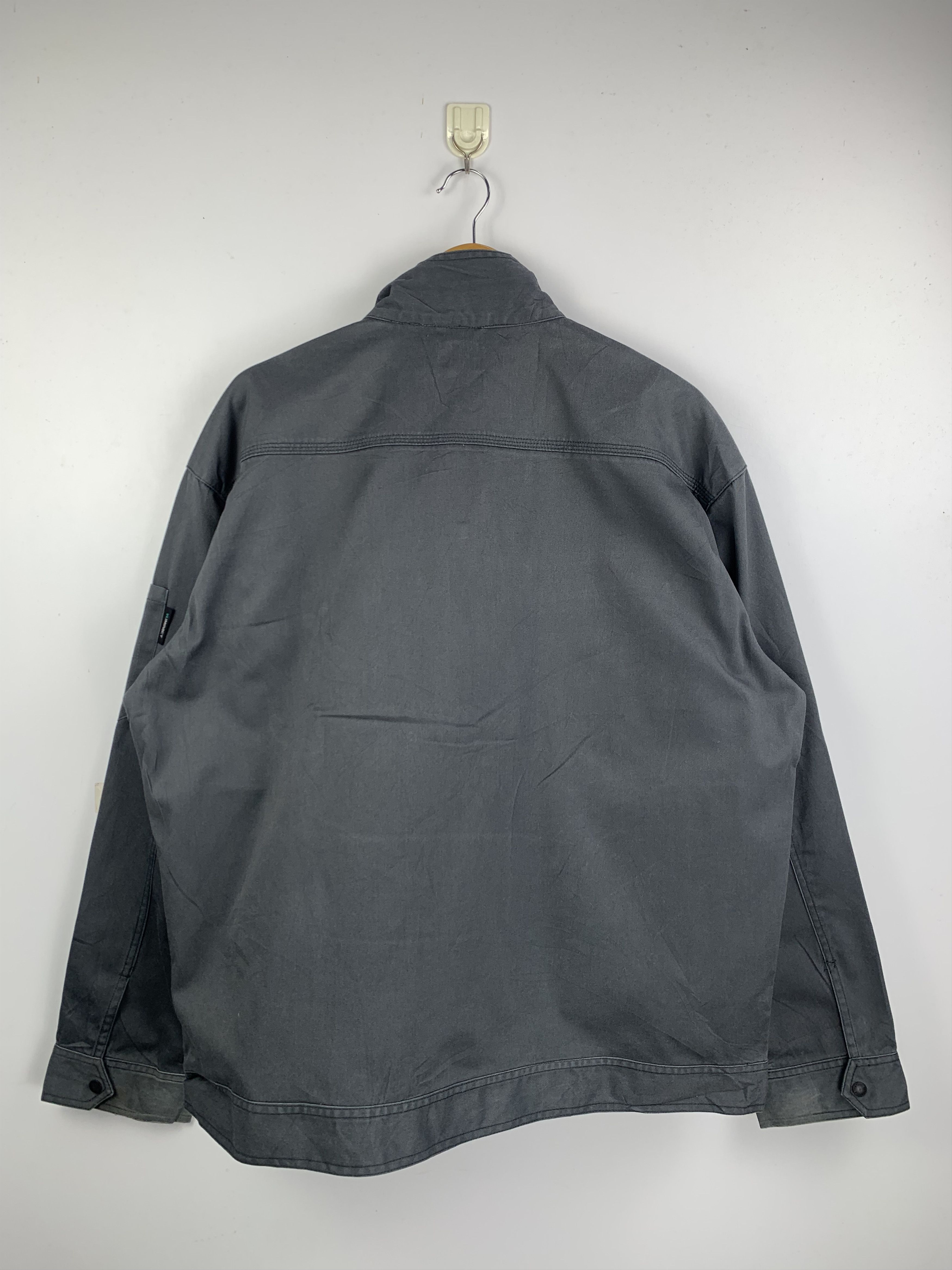 Japanese Brand Vintage Japanese Brand Worker Denim Jacket J1613 Size US XXL / EU 58 / 5 - 3 Thumbnail
