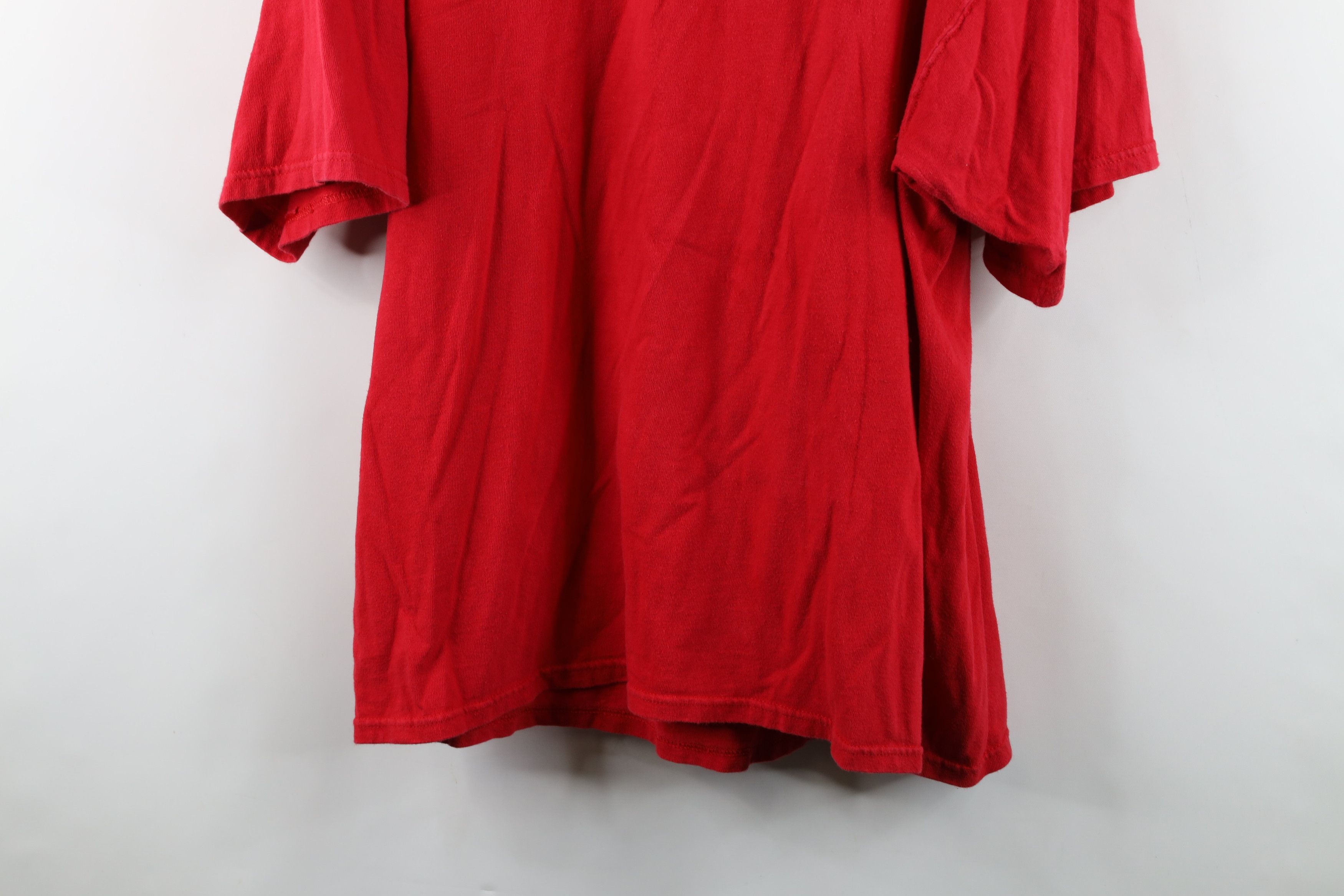 Champion Vintage 90s Champion Classic Logo Jersey Knit T-Shirt Red Size US XL / EU 56 / 4 - 14 Thumbnail