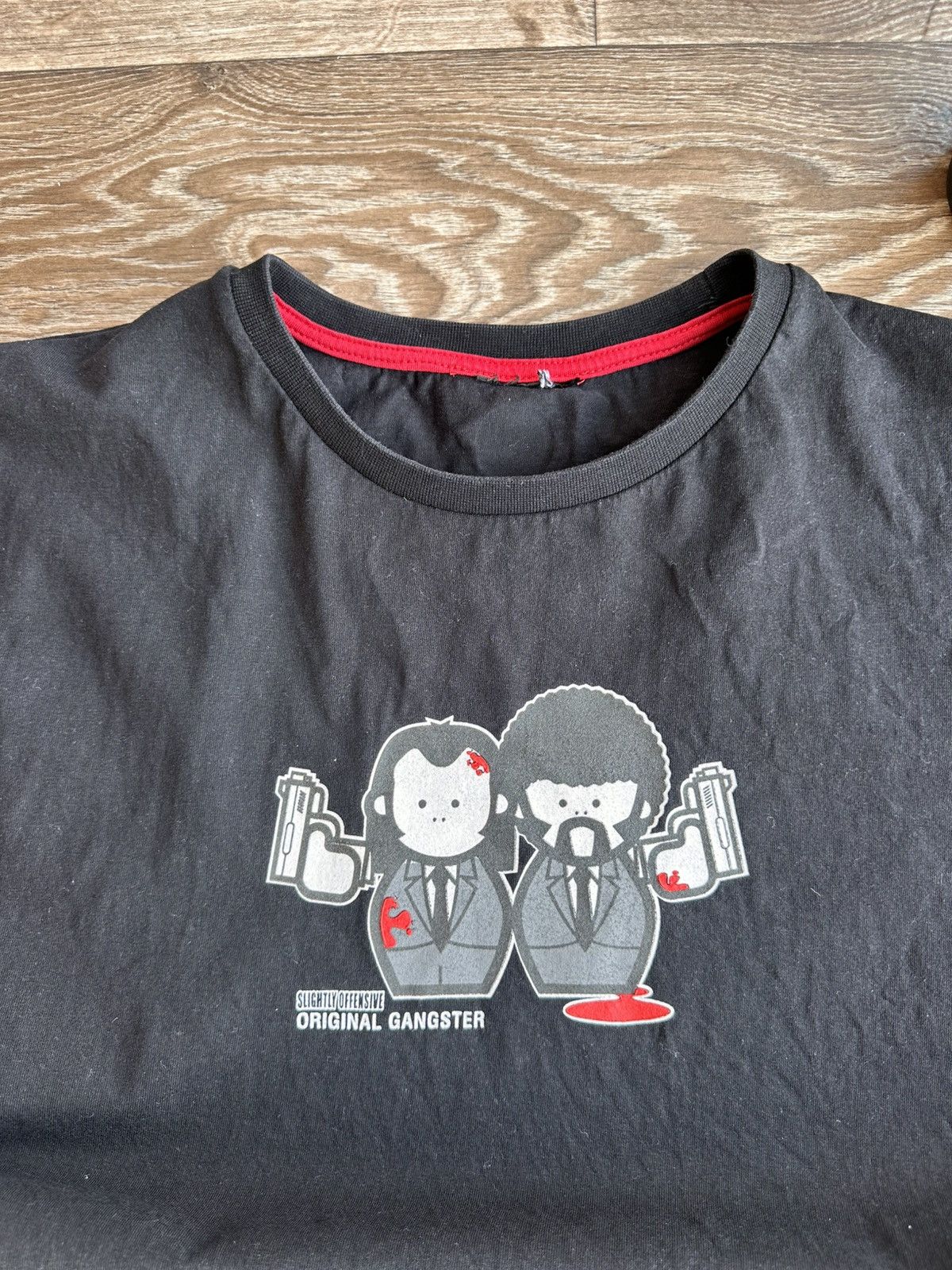 Vintage 🔥 RARE Pulp Fiction 90s Jules Vincent Movie Shirt Tarantino Size US L / EU 52-54 / 3 - 3 Thumbnail
