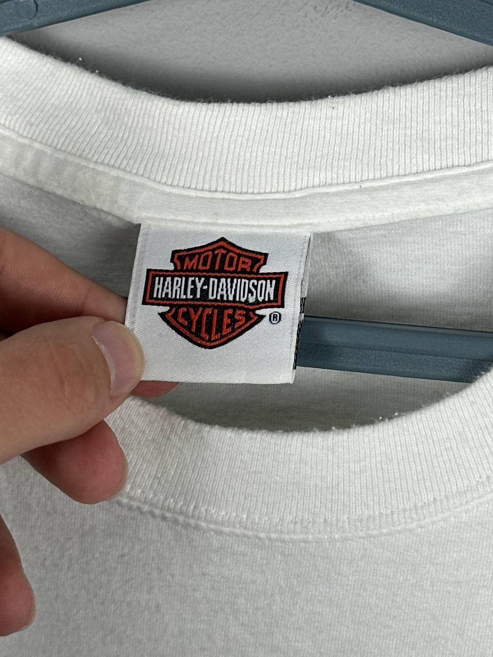 Harley Davidson Vintage Harley Davidson T Shirt White Biker USA Size US XXL / EU 58 / 5 - 5 Thumbnail