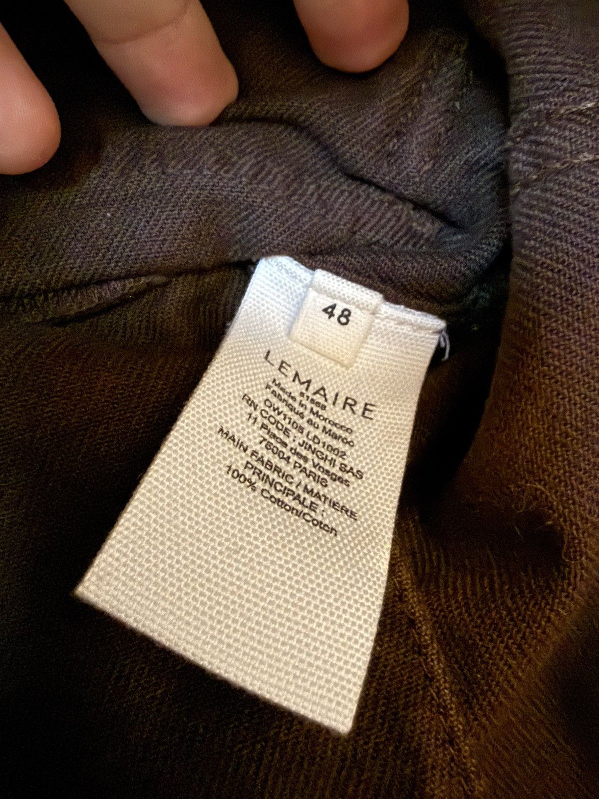 Lemaire Gillet - Espresso Size US M / EU 48-50 / 2 - 3 Thumbnail
