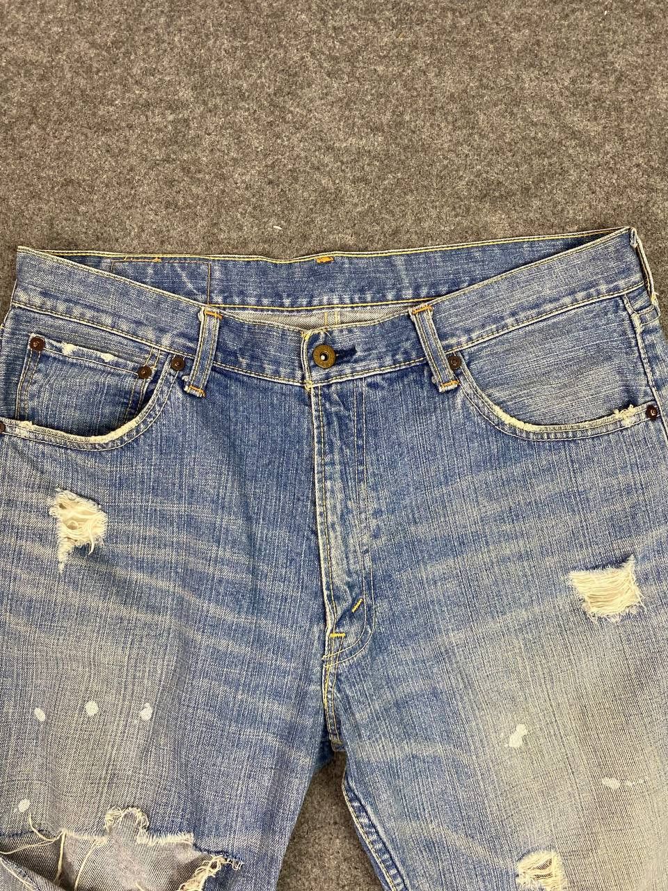 Levi's vintage levis 503 short denim distressed Size US 36 / EU 52 - 9 Thumbnail
