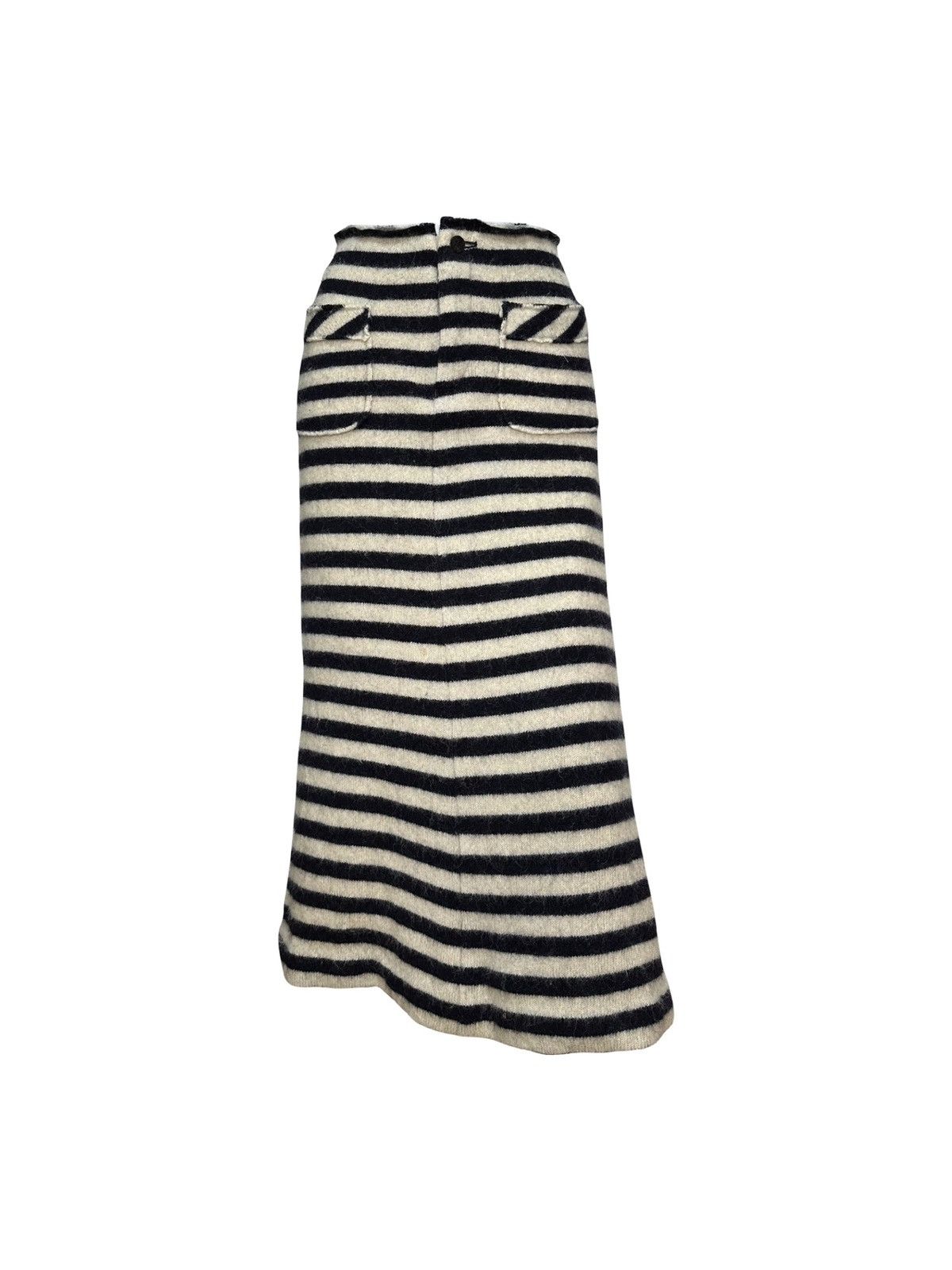 Junya Watanabe JUNYA WATANABE Fall Winter 2003 Striped Midi Skirt Size 27" / US 4 / IT 40 - 1 Thumbnail