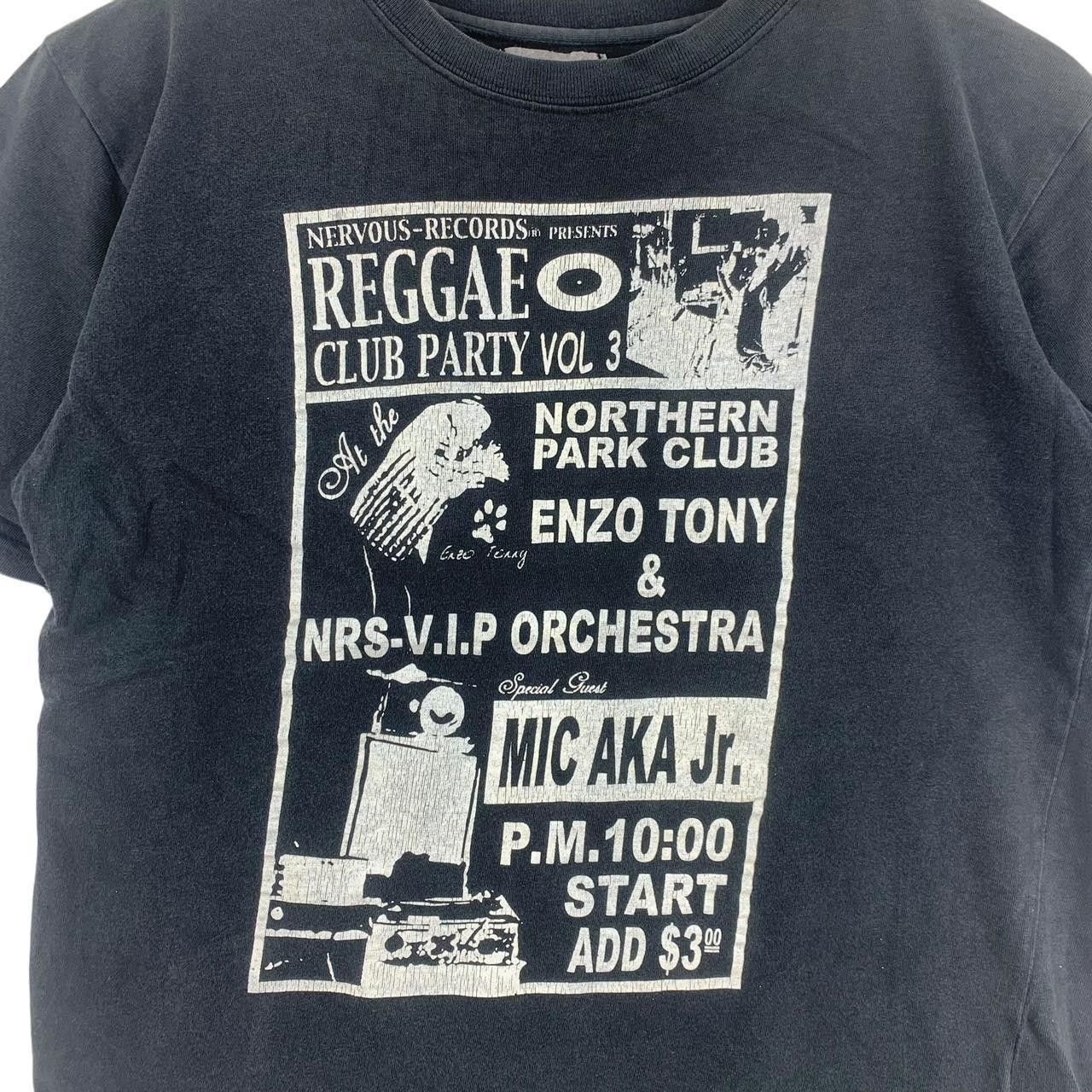 Vintage Vintage NERVOUS RECORDS REGGAE Club Party Tee Shirt Top Size US L / EU 52-54 / 3 - 5 Thumbnail