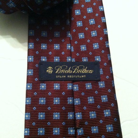 Brooks Brothers BROOKS BROTHERS MENS NEW 100%SILK NECK TIE WIDTH: 3 3/4" Size ONE SIZE - 4 Thumbnail