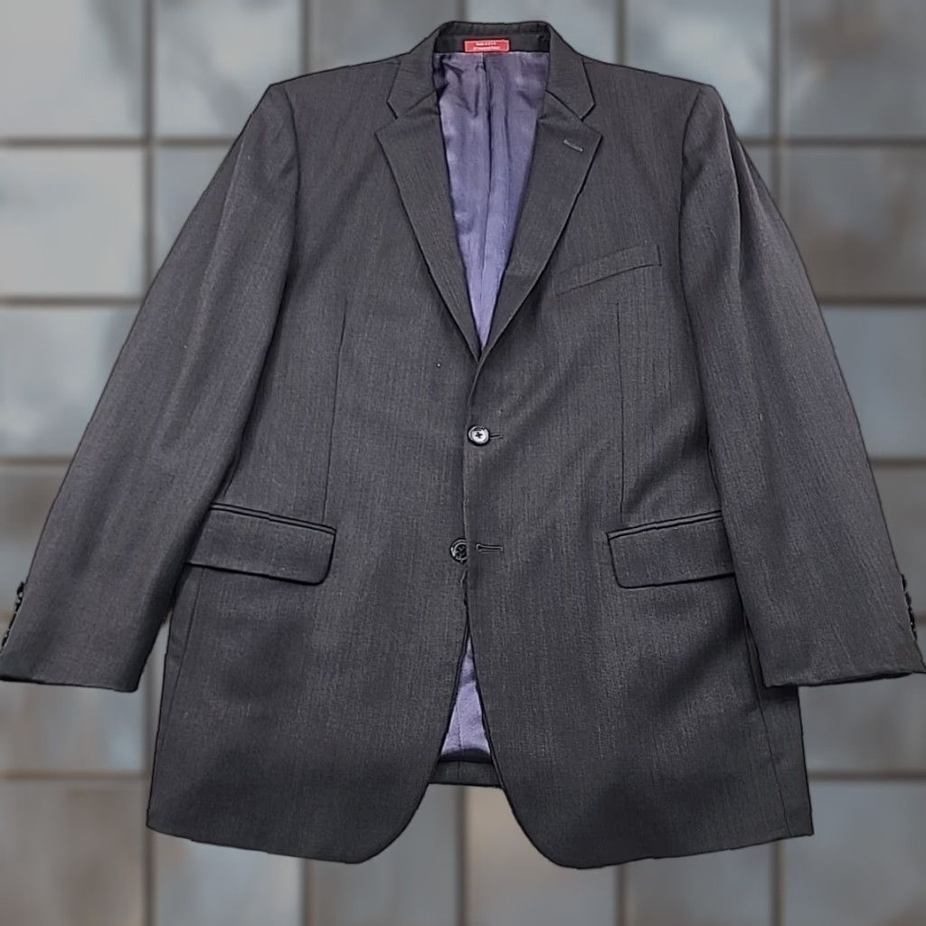 Ermenegildo Zegna Ermenegildo Zegna Blazer Mens 44L Wool Red Saks Fifth Avenue Italy USA Made Size 44R - 1 Thumbnail