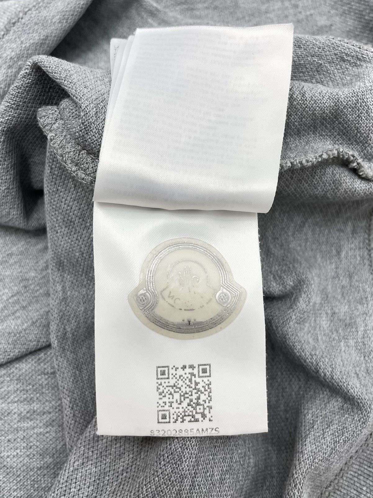 Moncler Moncler Maglia Polo Manica Corta Grey Logo T-Shirt – Size M Size US M / EU 48-50 / 2 - 15 Thumbnail