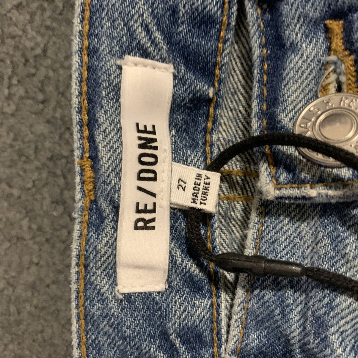 RE/DONE RE / DONE WOMENS STOVE PIPE JEANS Size 27" / US 4 / IT 40 - 4 Thumbnail