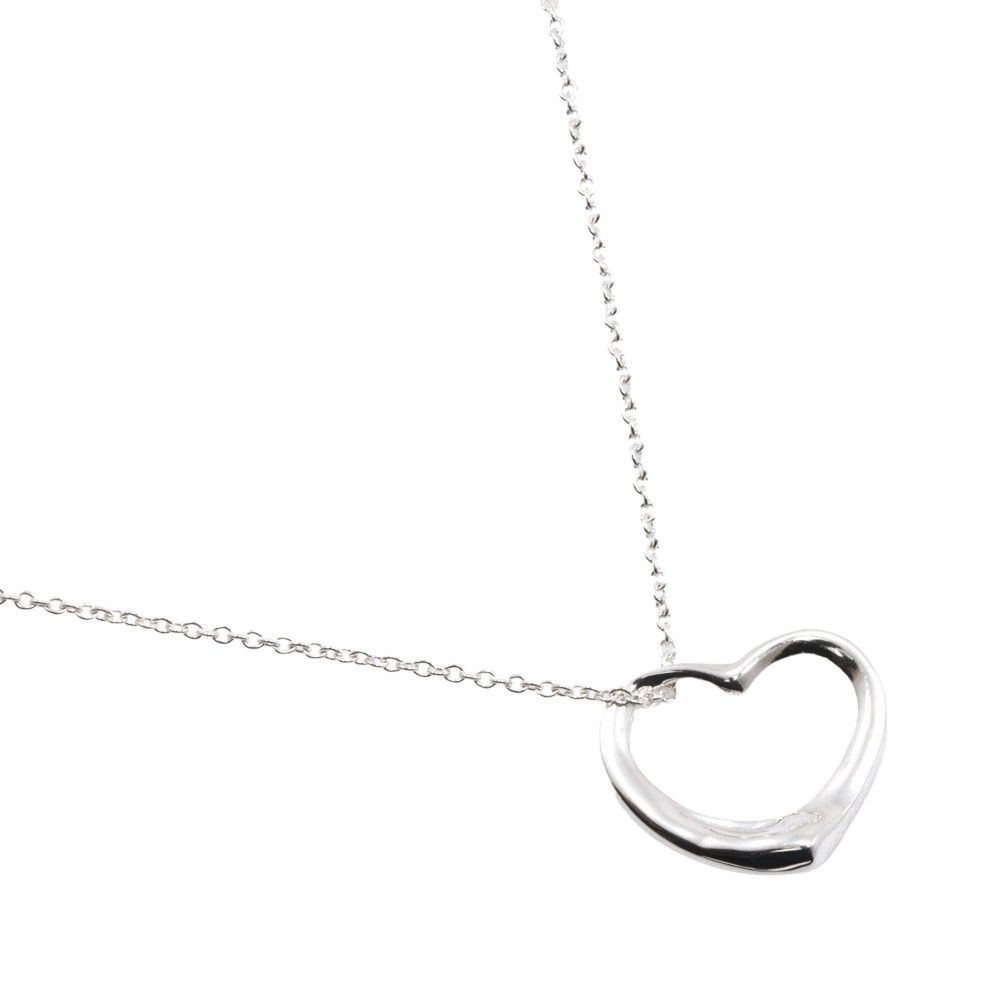 Tiffany & Co. Tiffany & Co. Tiffany Open Heart Elsa Peretti Silver 925 Necklace Metal Necklace DUTY FREE for USA Size ONE SIZE - 1 Thumbnail