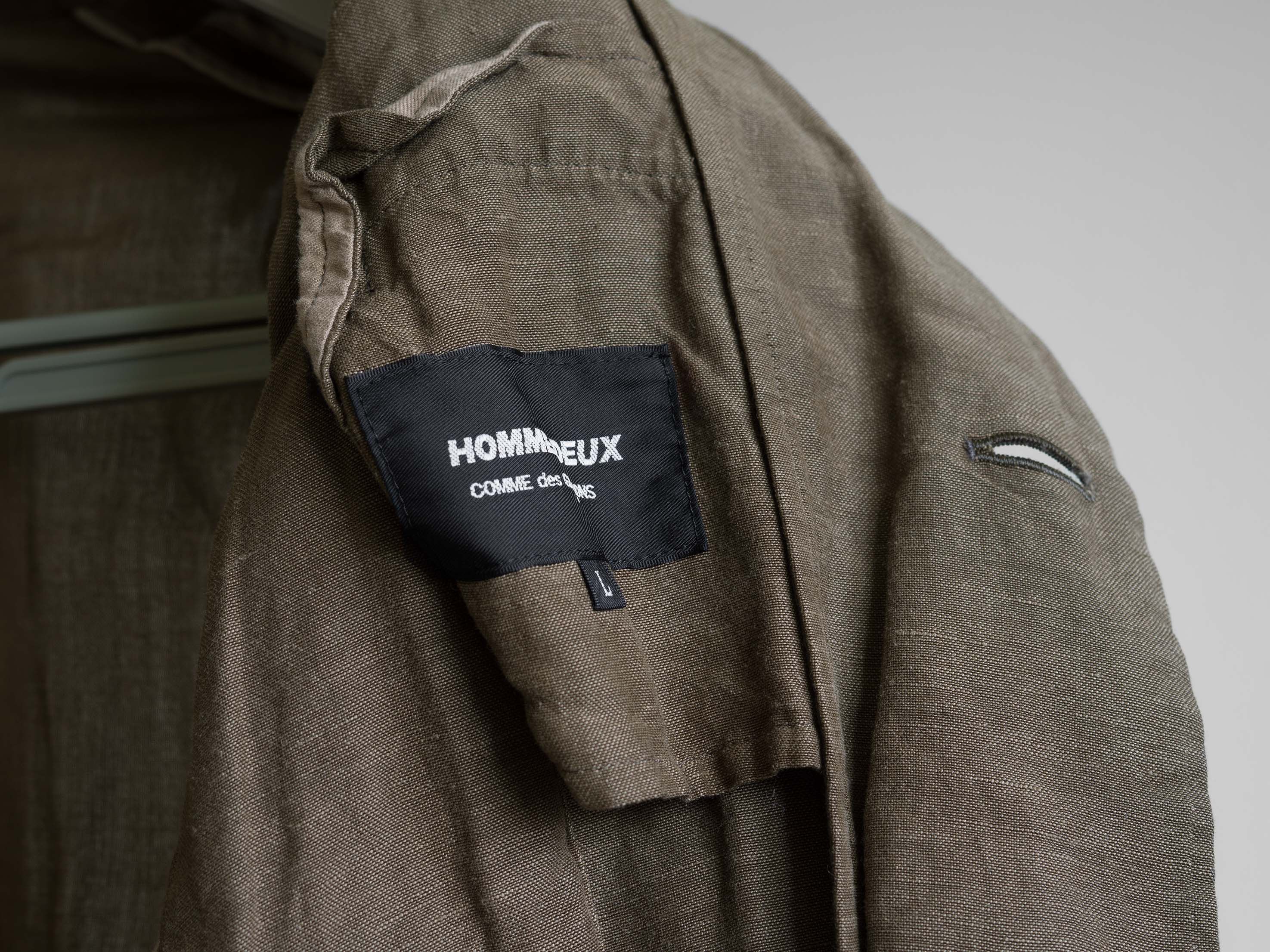 Comme des Garcons Homme Deux SS2012 COMME des GARÇONS HOMME DEUX LINEN BLEND JACKET Size US L / EU 52-54 / 3 - 6 Thumbnail